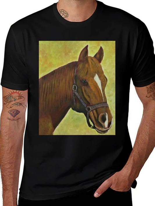 Horse Portrait Graphic Tee - Unisex Casual T-Shirt