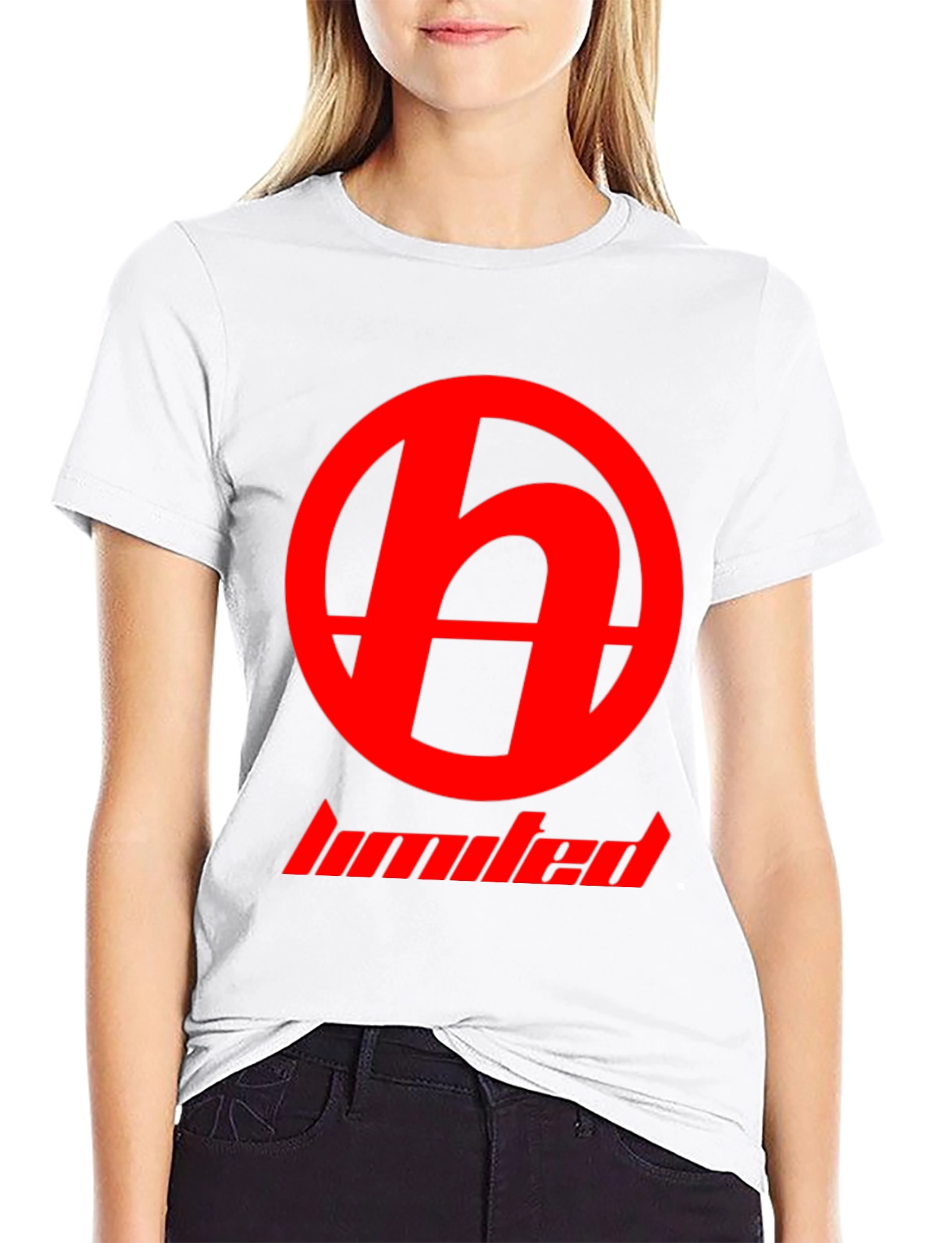 Red Logo Black T-Shirt - Modern Casual Wear