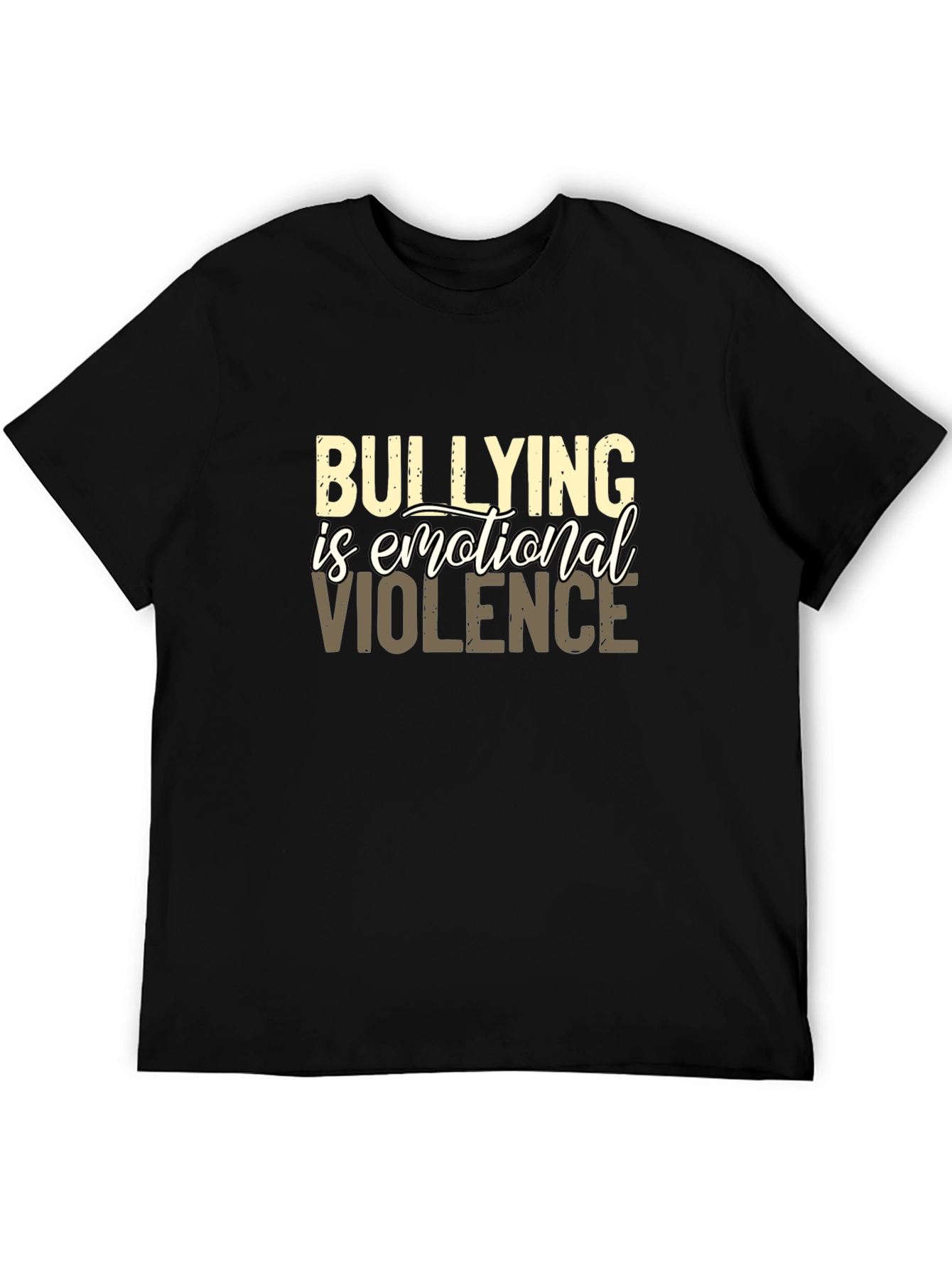 Bullying Is Emotional Violence Graphic Tee