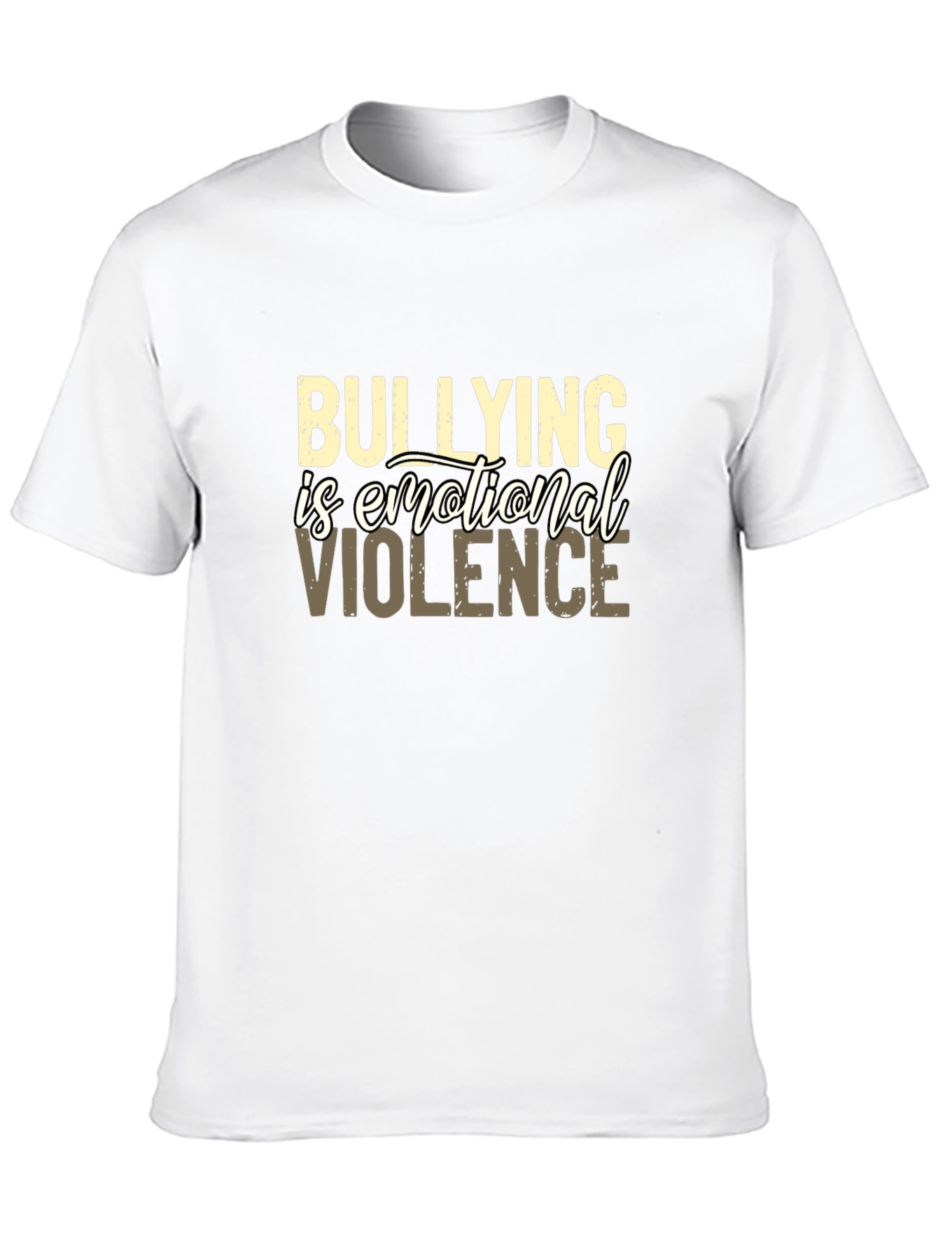 Bullying Is Emotional Violence Graphic Tee