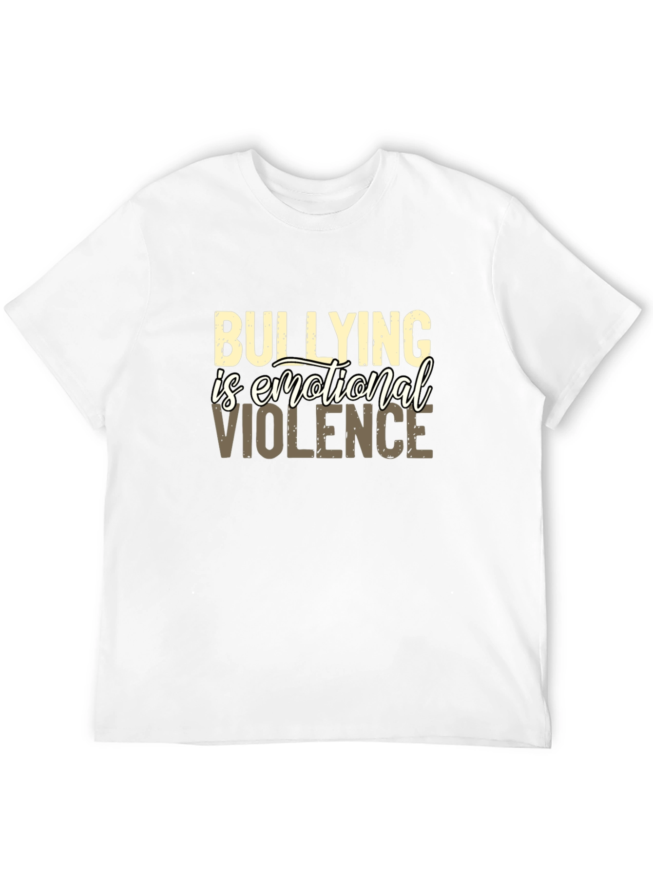 Bullying Is Emotional Violence Graphic Tee