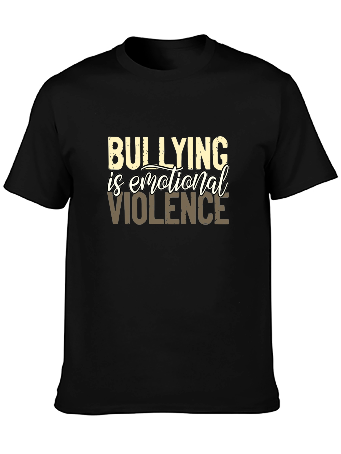 Bullying Is Emotional Violence Graphic Tee