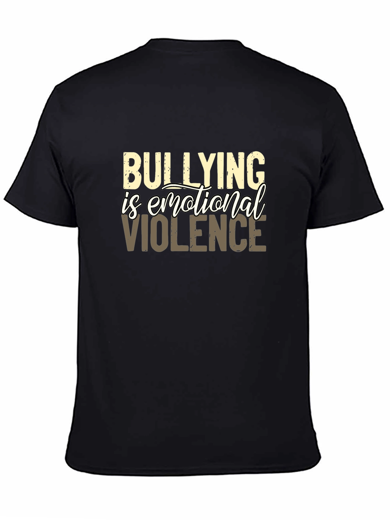 Bullying Is Emotional Violence Graphic Tee