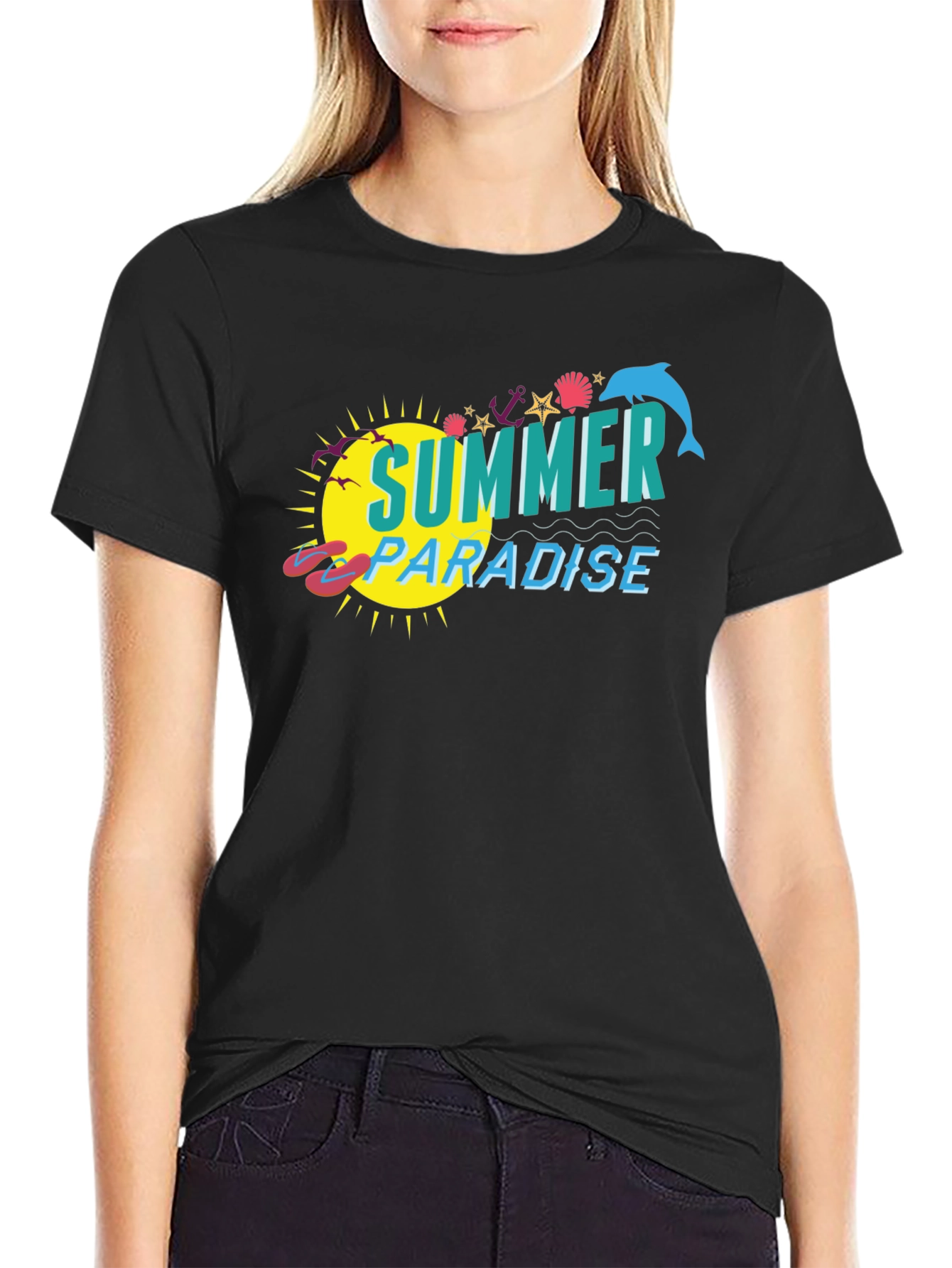 Summer Paradise Graphic Tee - Vacation Vibes