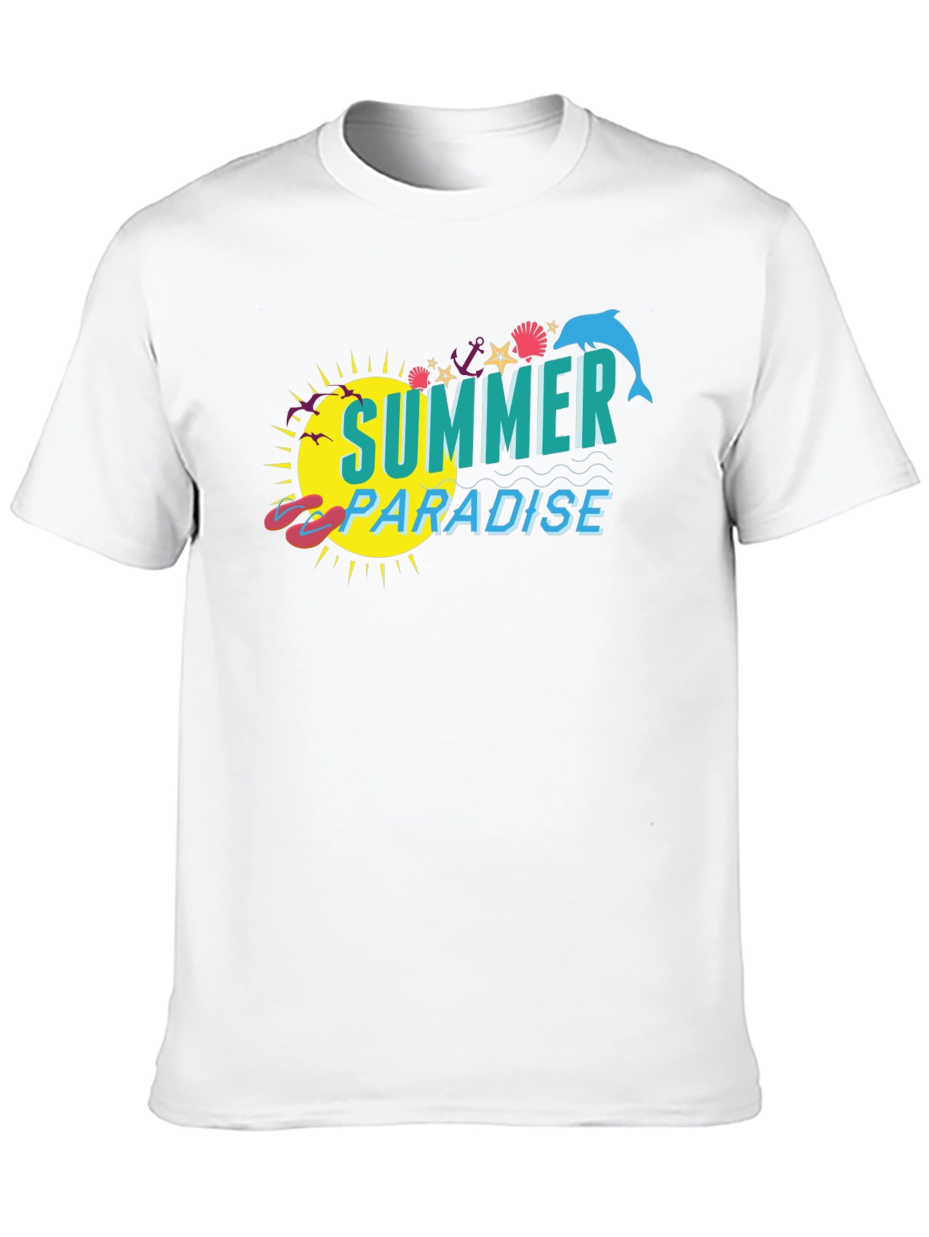 Summer Paradise Graphic Tee - Vacation Vibes