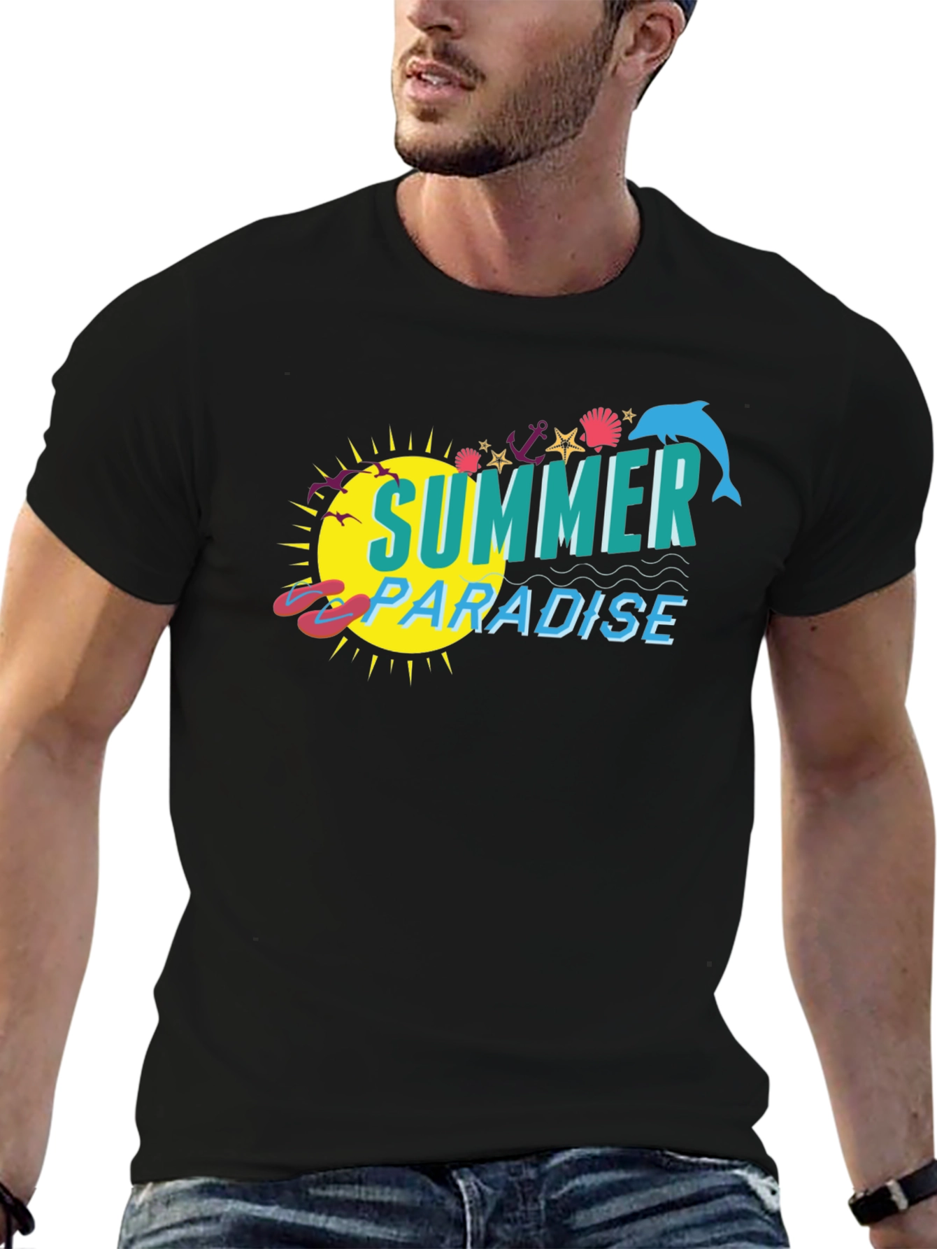 Summer Paradise Graphic Tee - Vacation Vibes