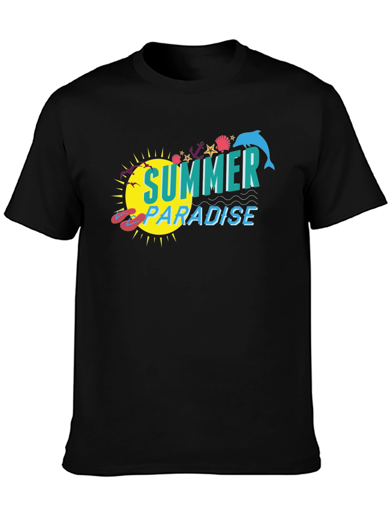 Summer Paradise Graphic Tee - Vacation Vibes