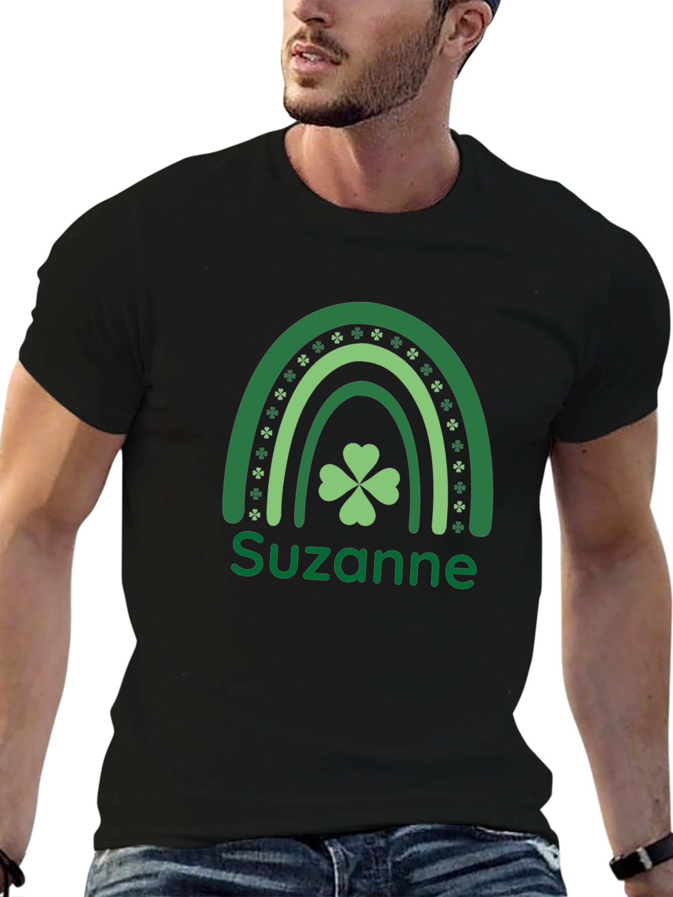 St. Patricks Day Shamrock Rainbow T-Shirt