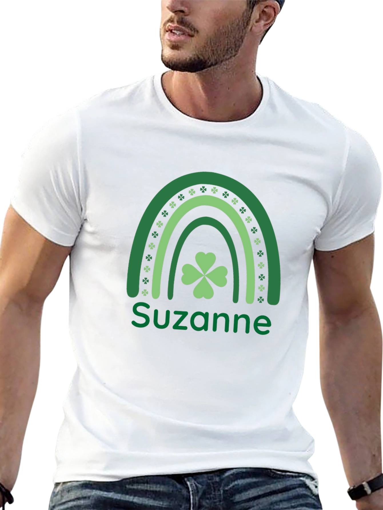 St. Patricks Day Shamrock Rainbow T-Shirt