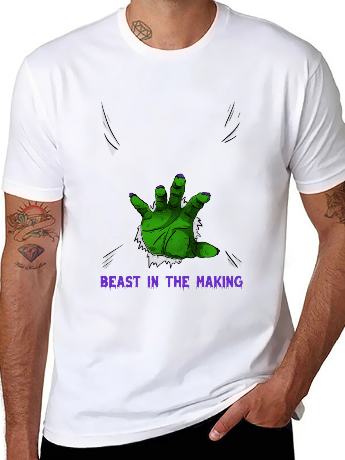 Beast in the Making Graphic Tee - Black