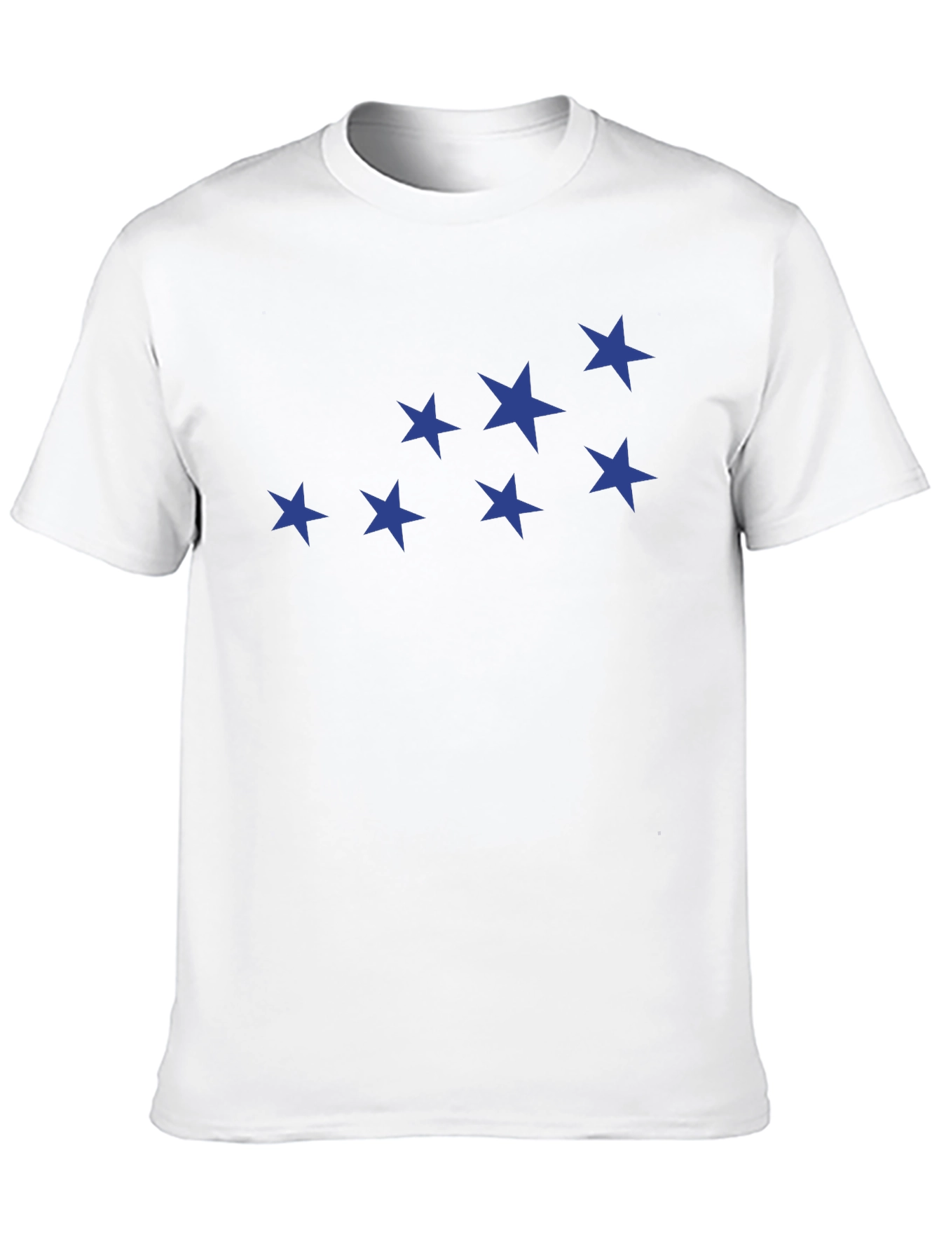 Blue Star Constellation Black T-Shirt