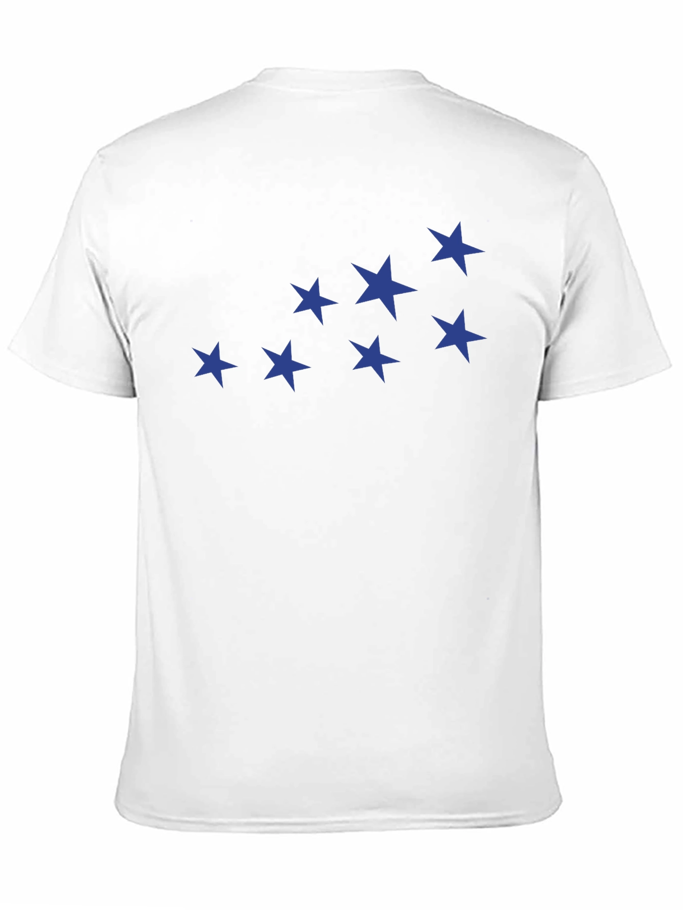 Blue Star Constellation Black T-Shirt