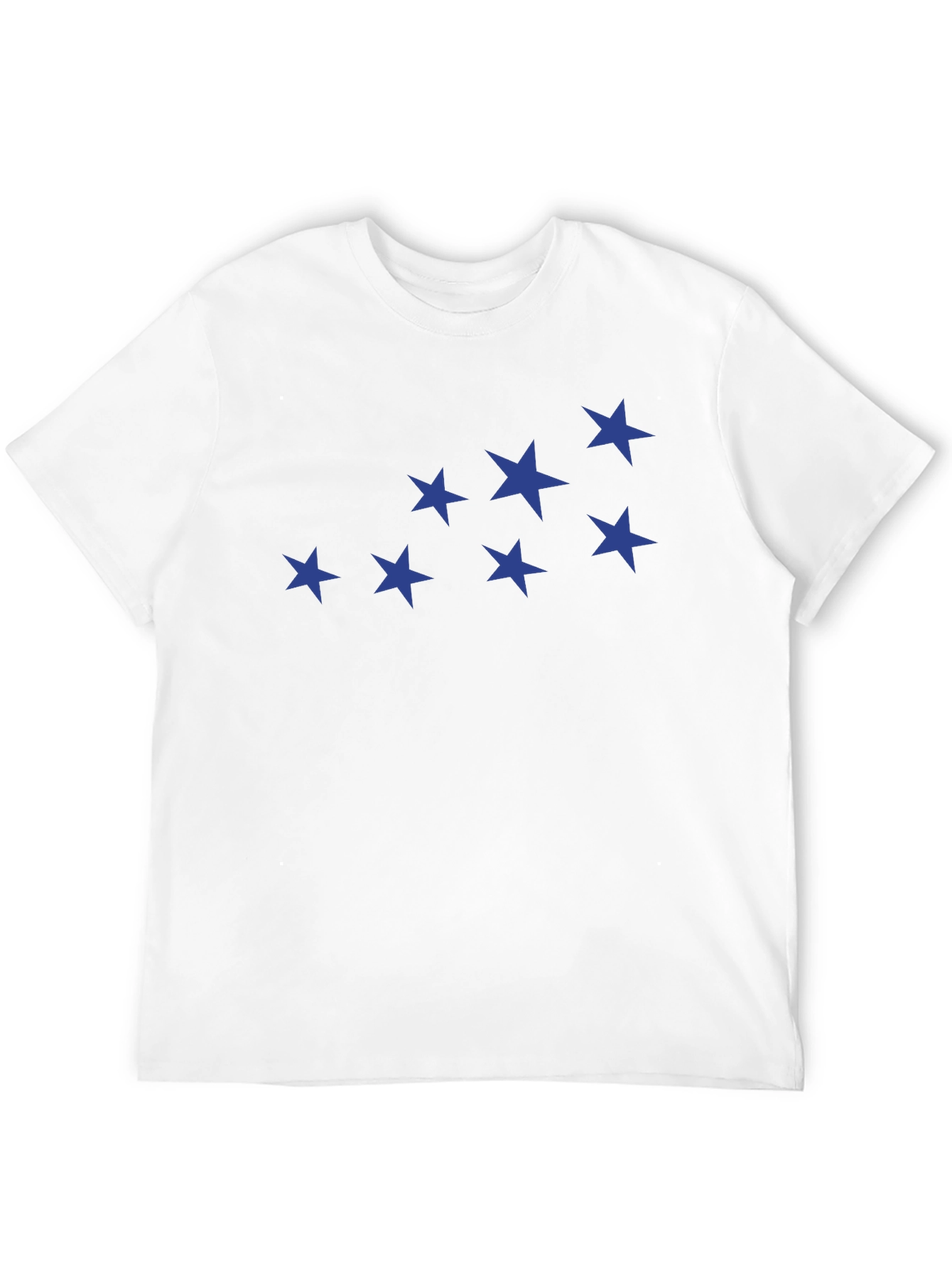 Blue Star Constellation Black T-Shirt