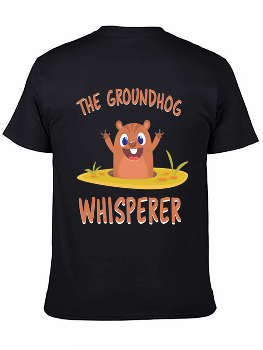 Groundhog Whisperer Graphic Tee - Cute Animal T-Shirt