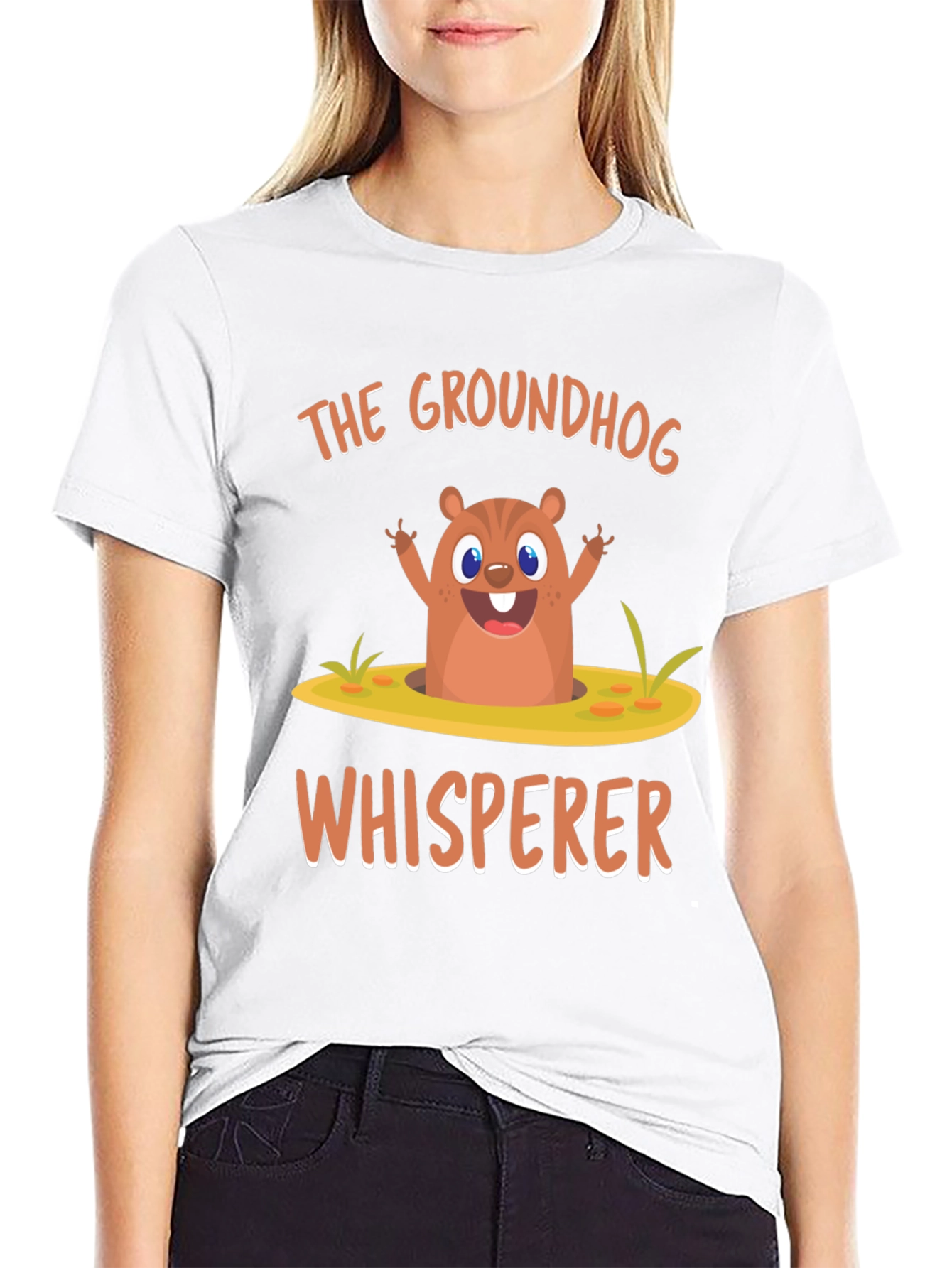 Groundhog Whisperer Graphic Tee - Cute Animal T-Shirt