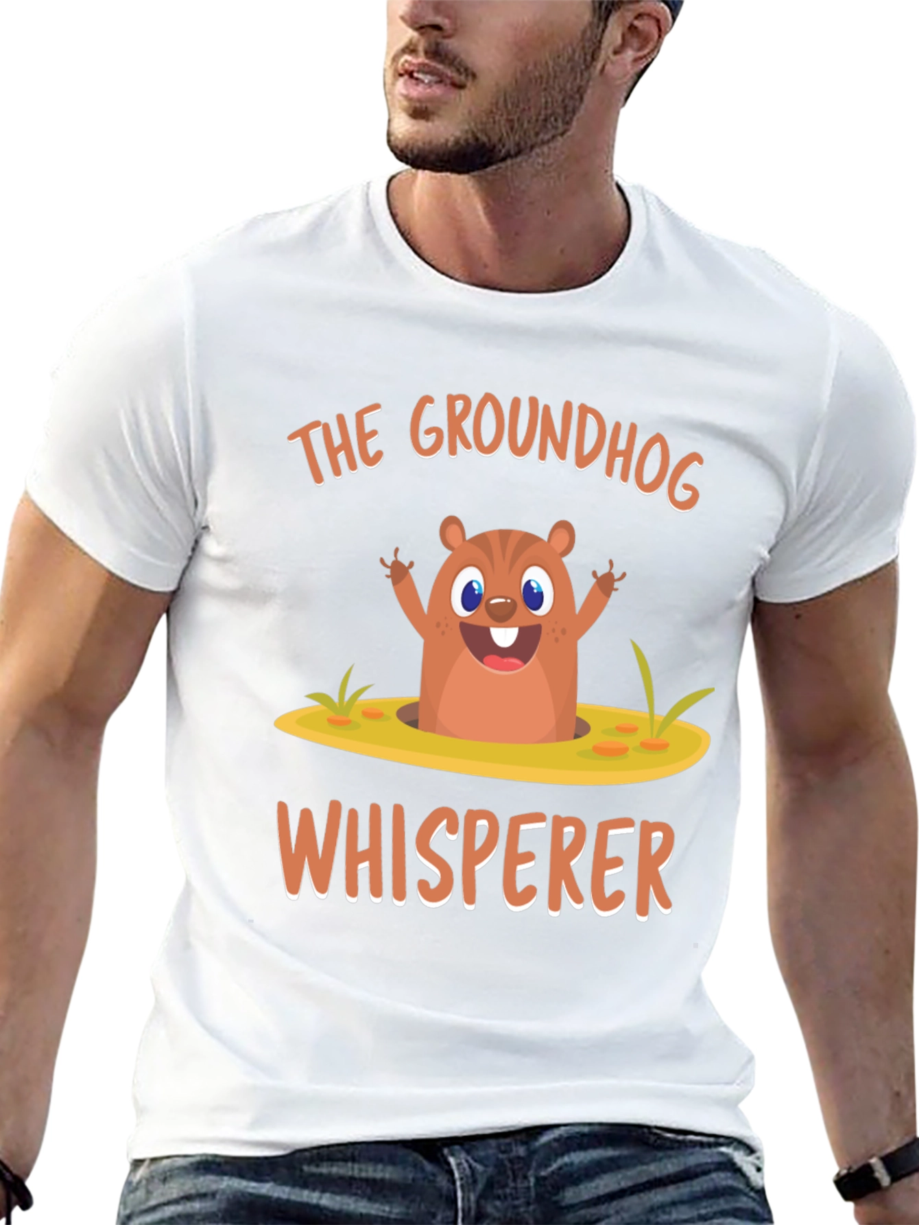 Groundhog Whisperer Graphic Tee - Cute Animal T-Shirt