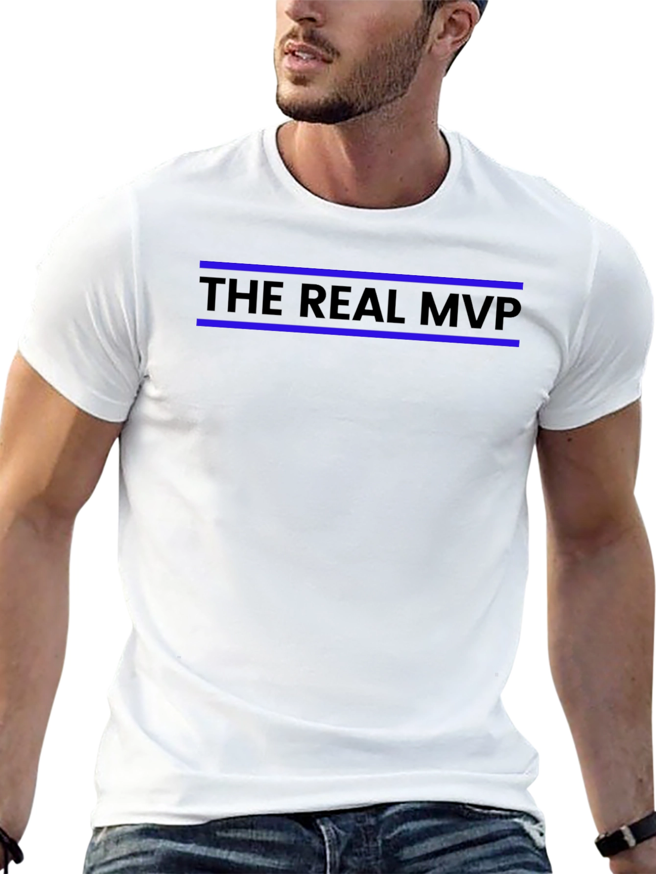 The Real MVP T-Shirt - Stylish Cotton Tee