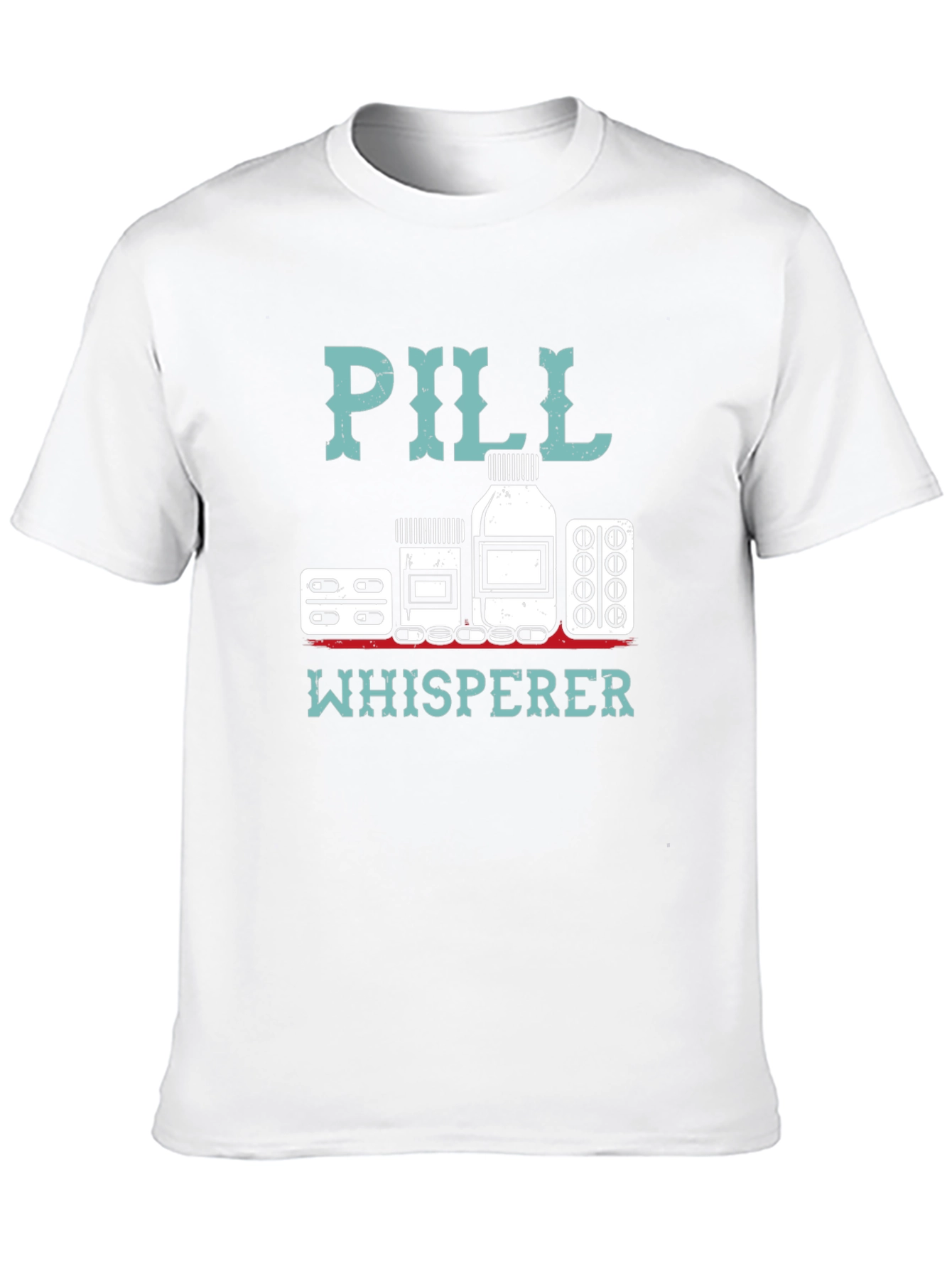Pill Whisperer Graphic Tee - Black Cotton T-Shirt