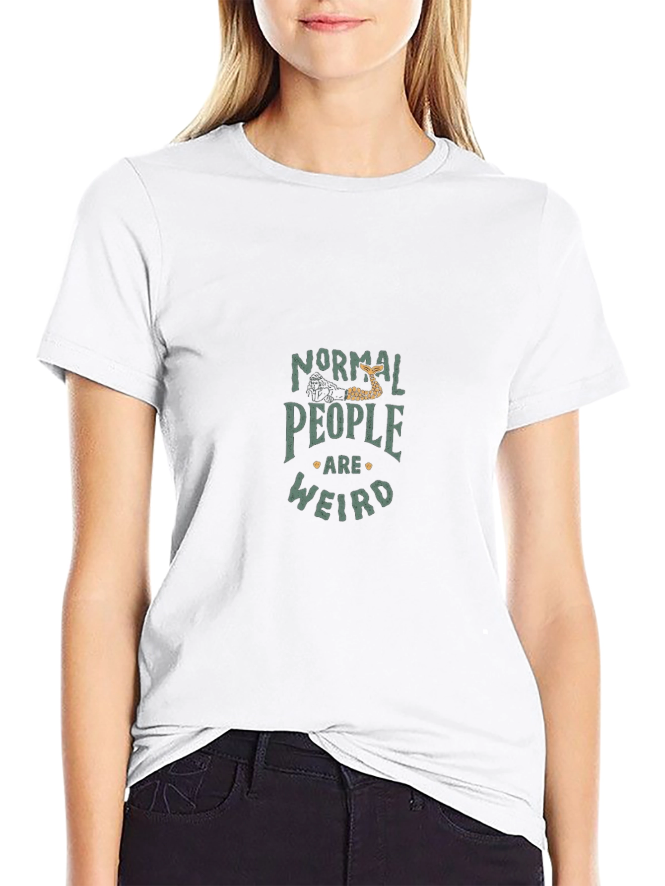 Normal People Are Weird Graphic T-Shirt