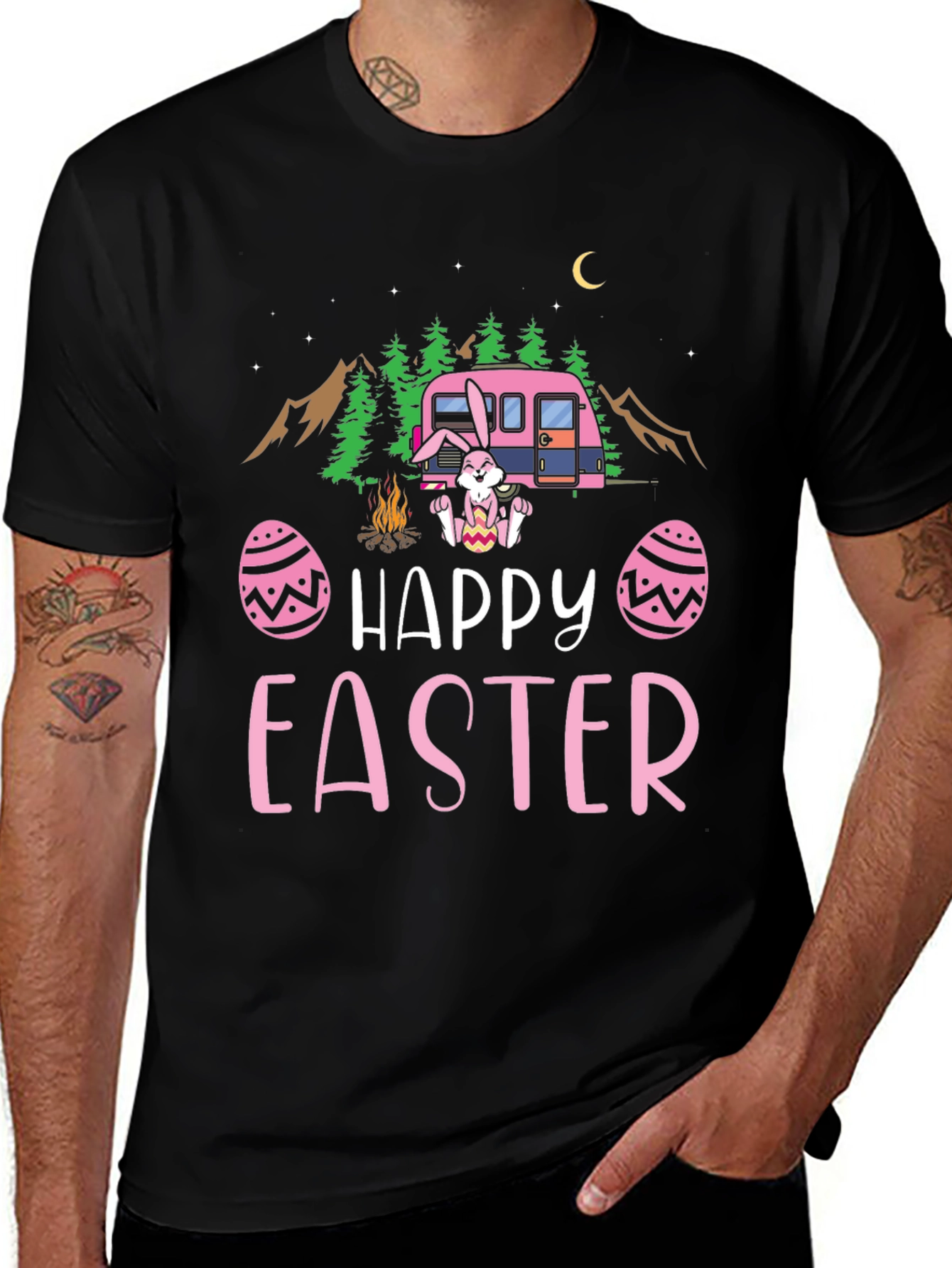 Happy Easter Camping T-Shirt