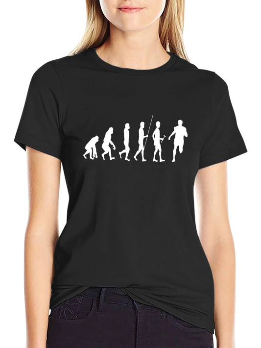 Evolution of Man Runner T-Shirt
