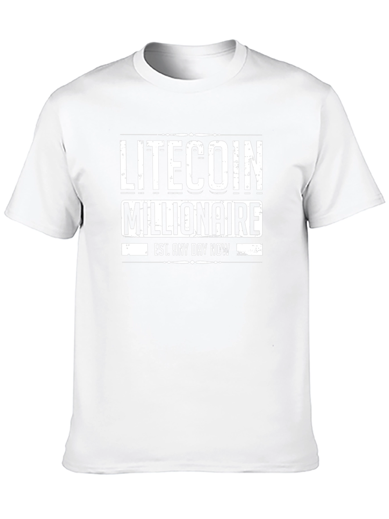 Litecoin Millionaire Black T-Shirt