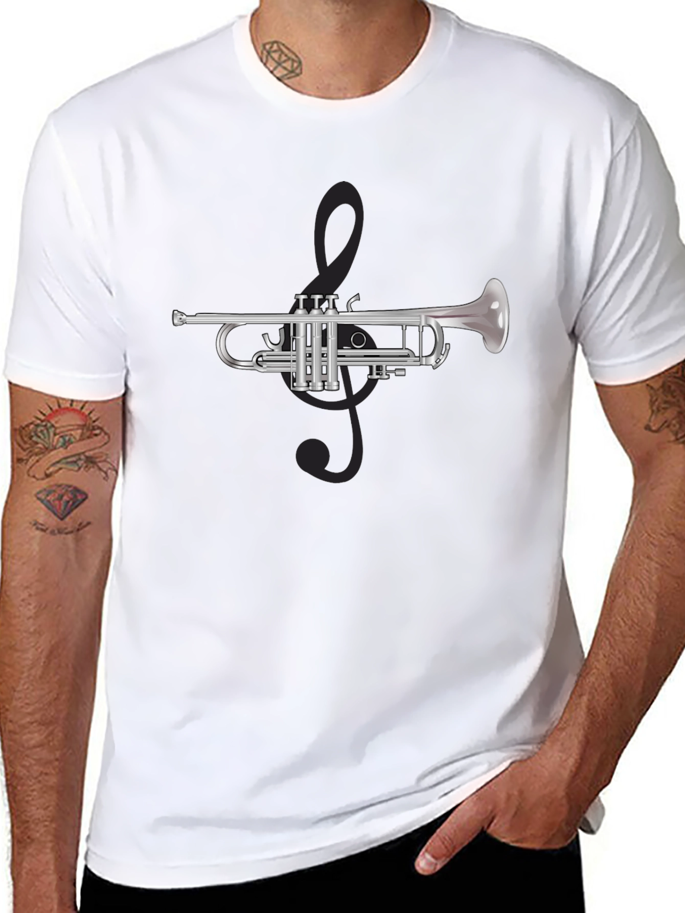 Trumpet T-Shirt - Music Lover Tee
