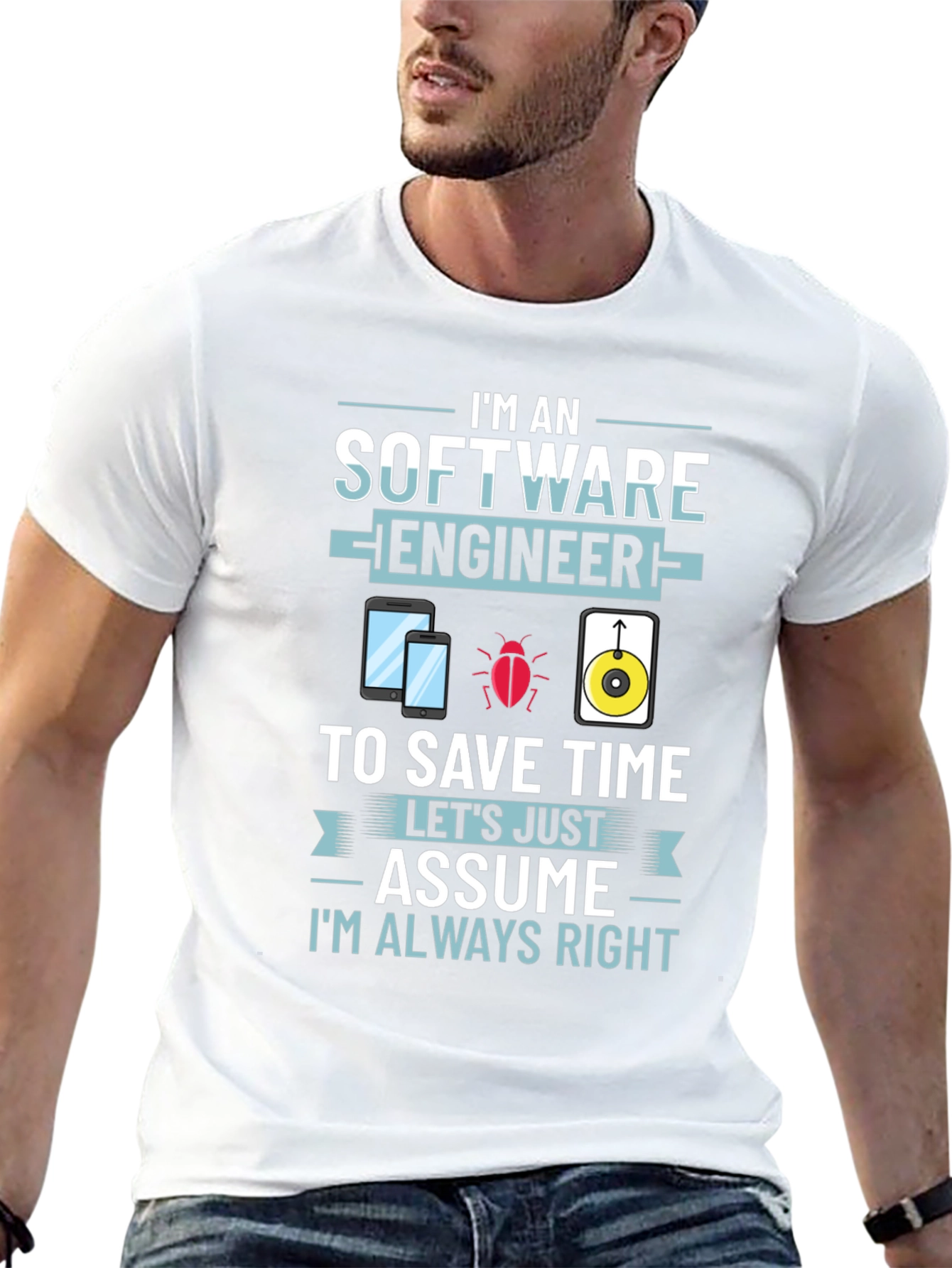 Software Engineer Novelty Graphic T-Shirt