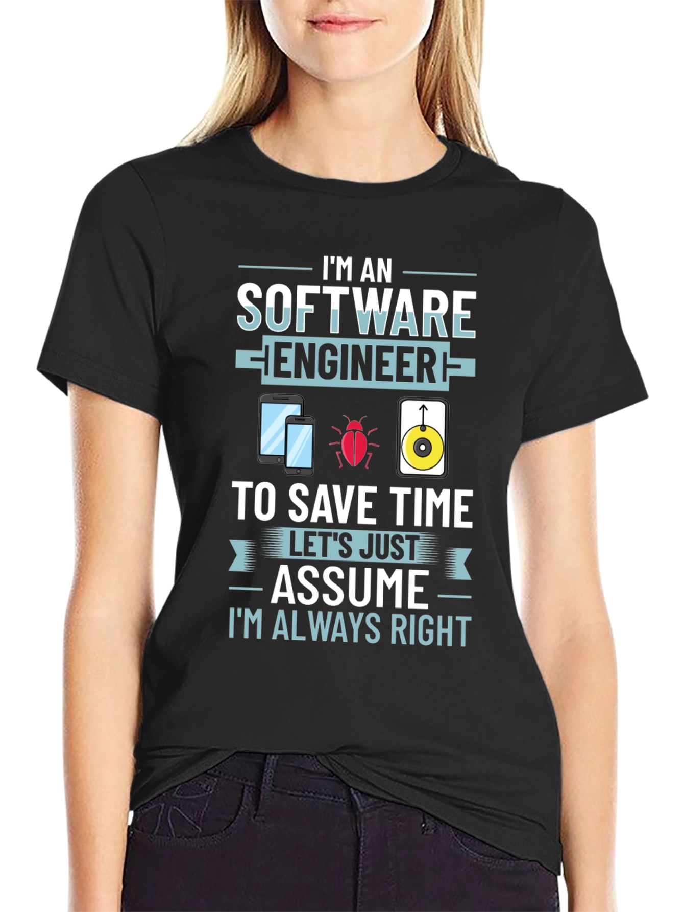 Software Engineer Novelty Graphic T-Shirt