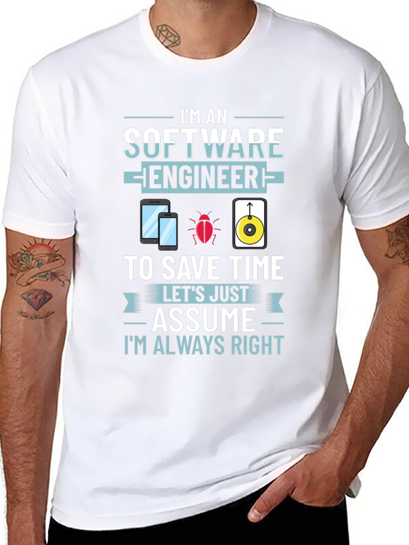 Software Engineer Novelty Graphic T-Shirt