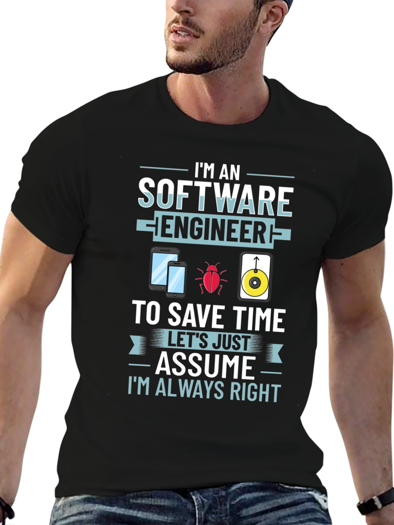 Software Engineer Novelty Graphic T-Shirt