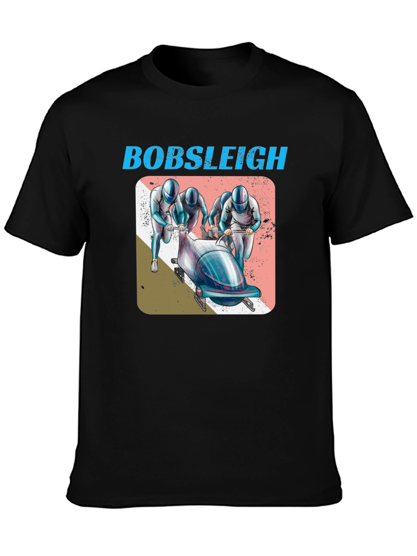 Bobsleigh Graphic T-Shirt - Winter Sports Tee