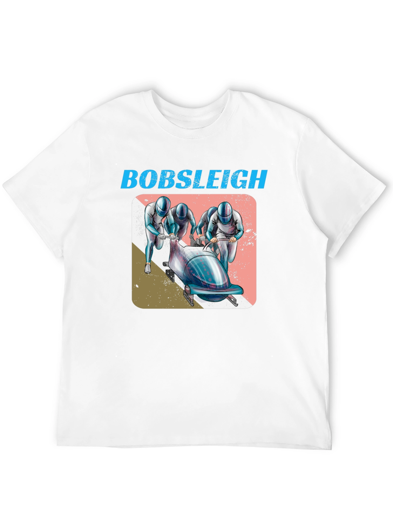 Bobsleigh Graphic T-Shirt - Winter Sports Tee
