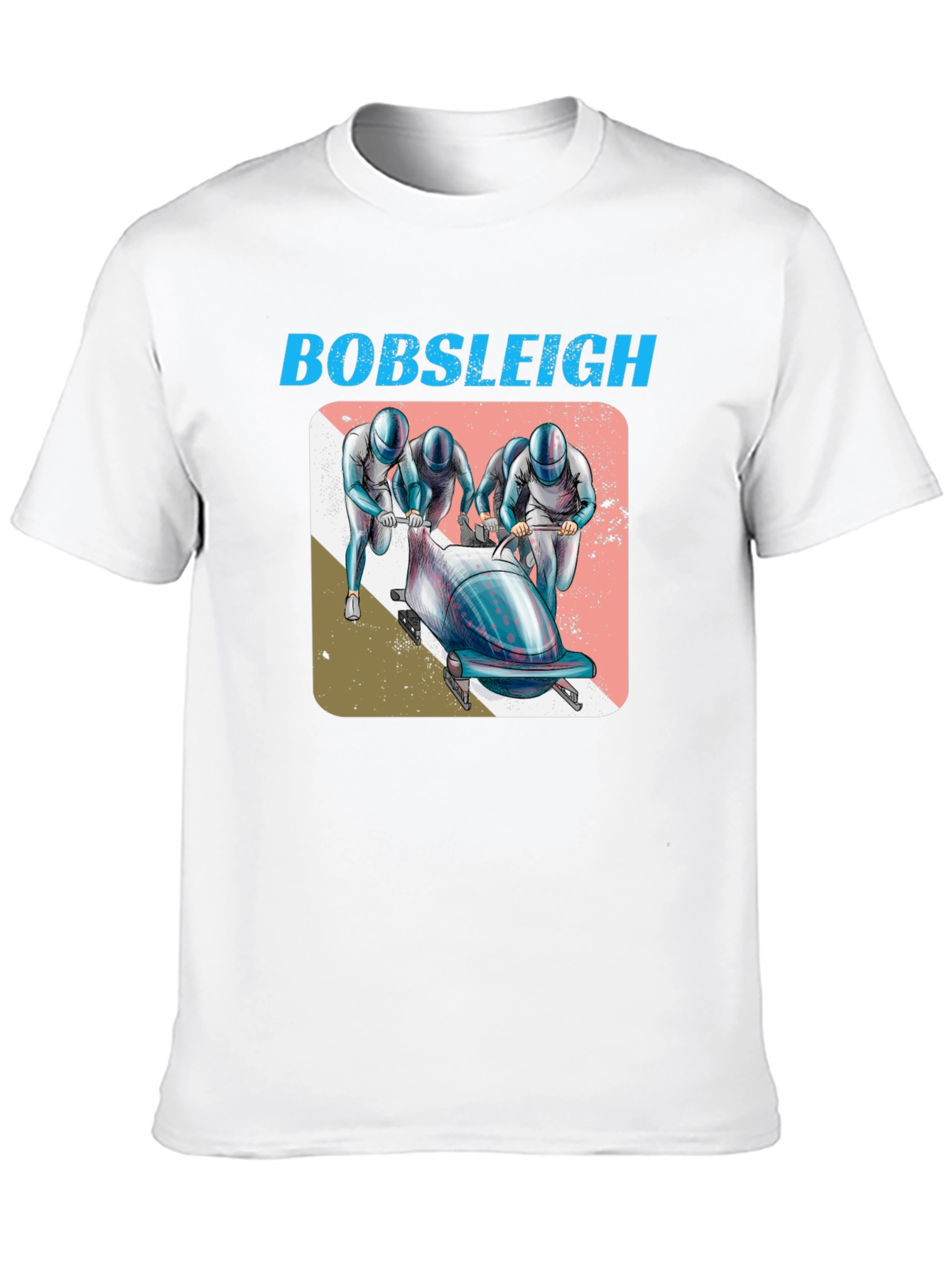 Bobsleigh Graphic T-Shirt - Winter Sports Tee