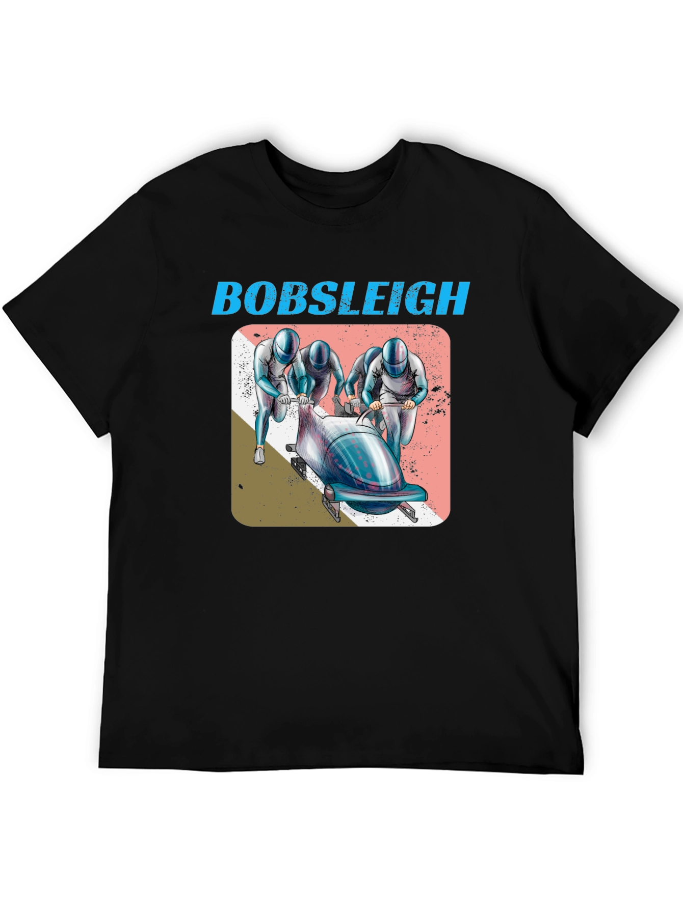 Bobsleigh Graphic T-Shirt - Winter Sports Tee