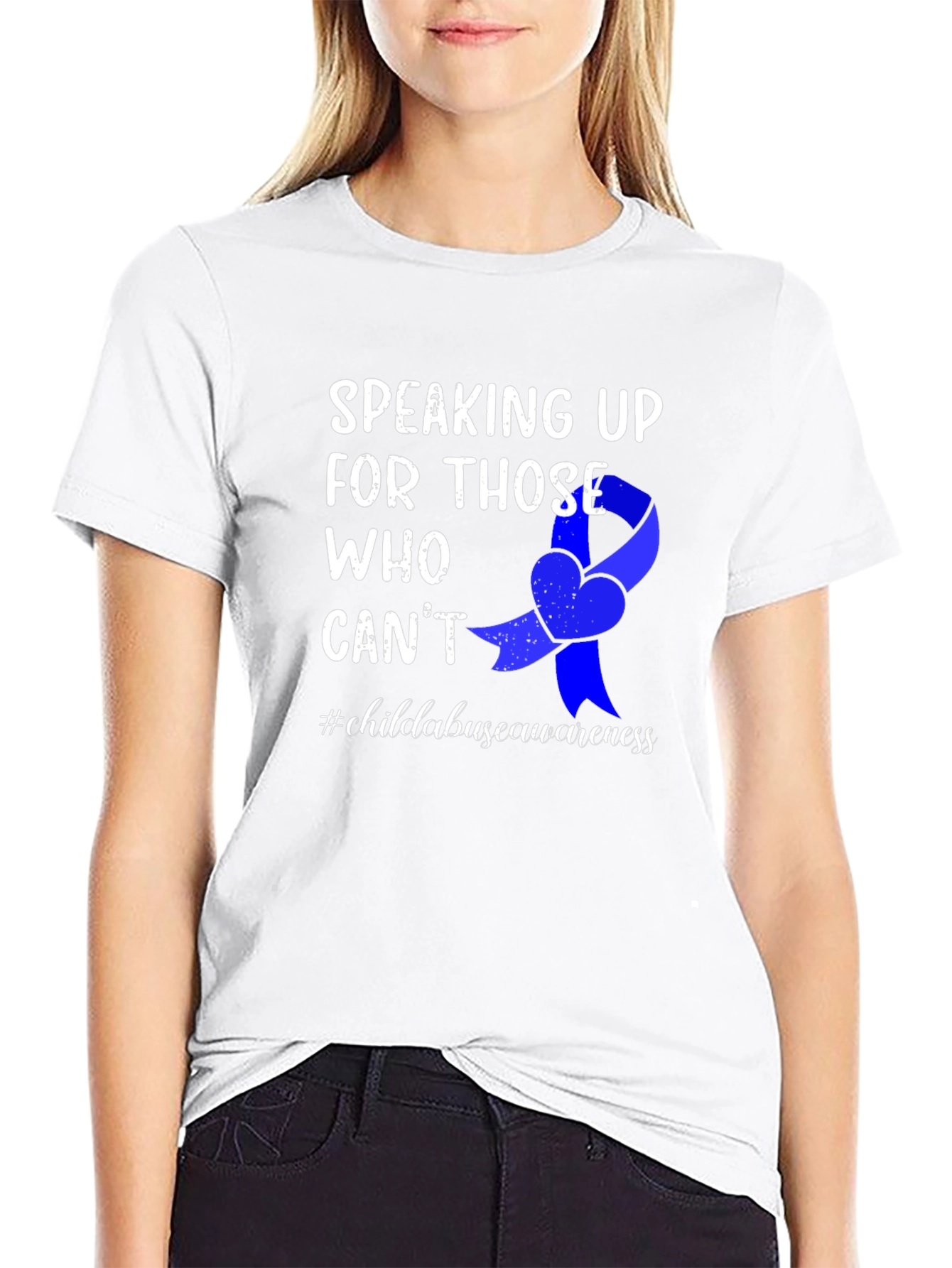 Child Abuse Awareness Ribbon T-Shirt