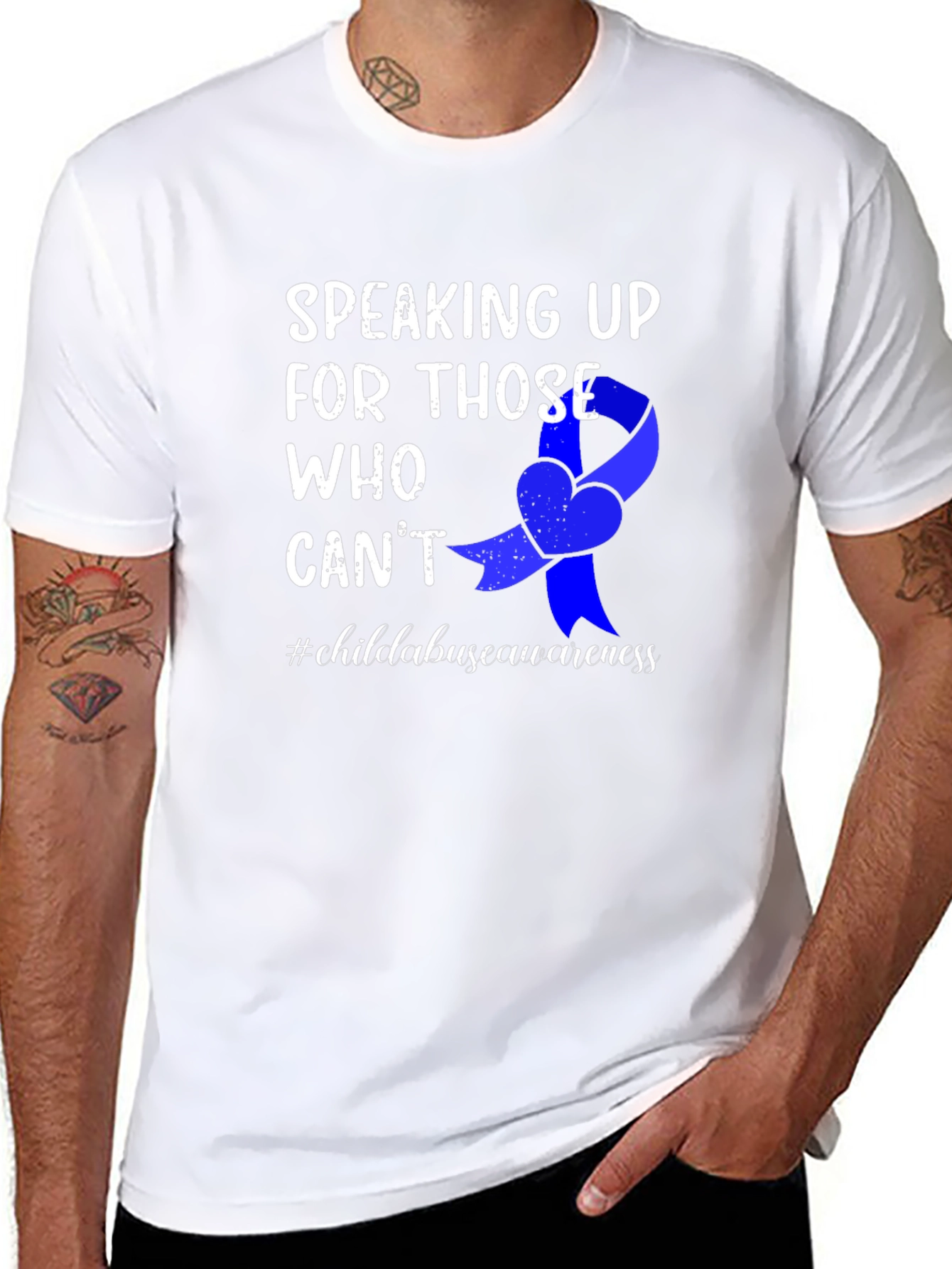 Child Abuse Awareness Ribbon T-Shirt