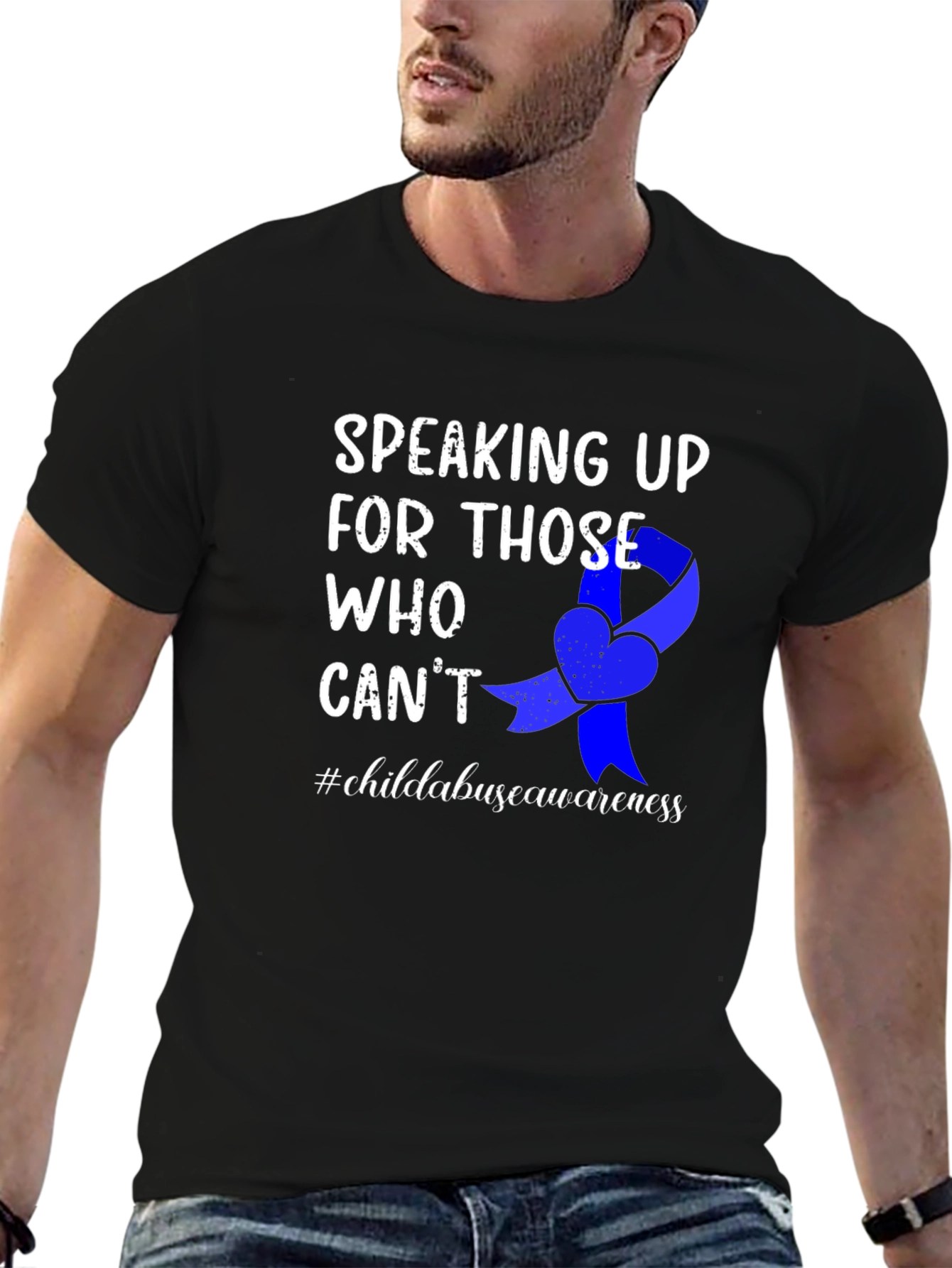 Child Abuse Awareness Ribbon T-Shirt
