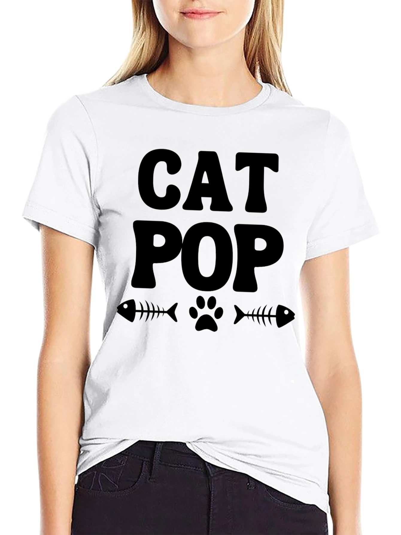 Cat Pop Graphic T-Shirt - Soft Cotton Tee