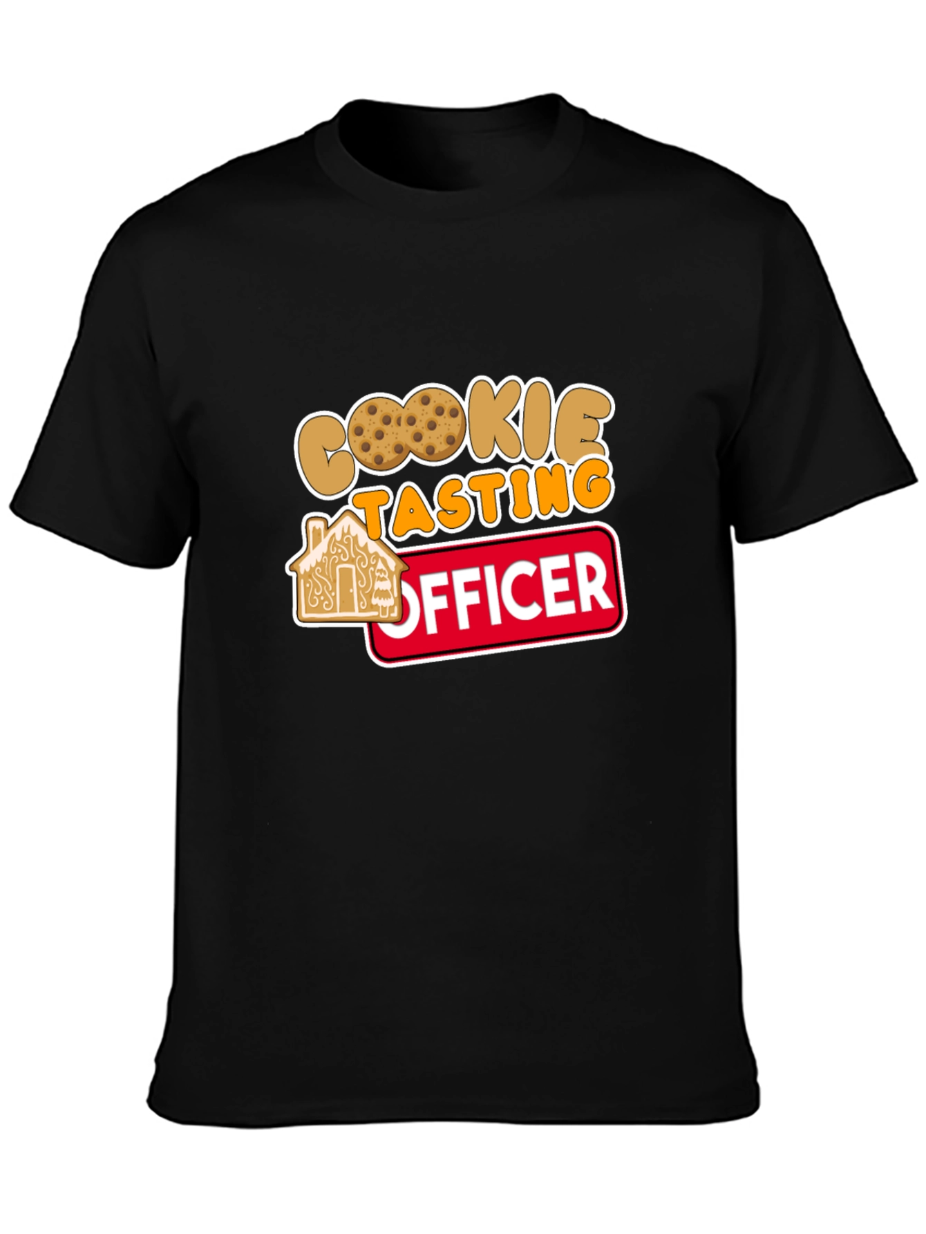 Cookie Tasting Officer T-Shirt Funny Cookie Lover Tee