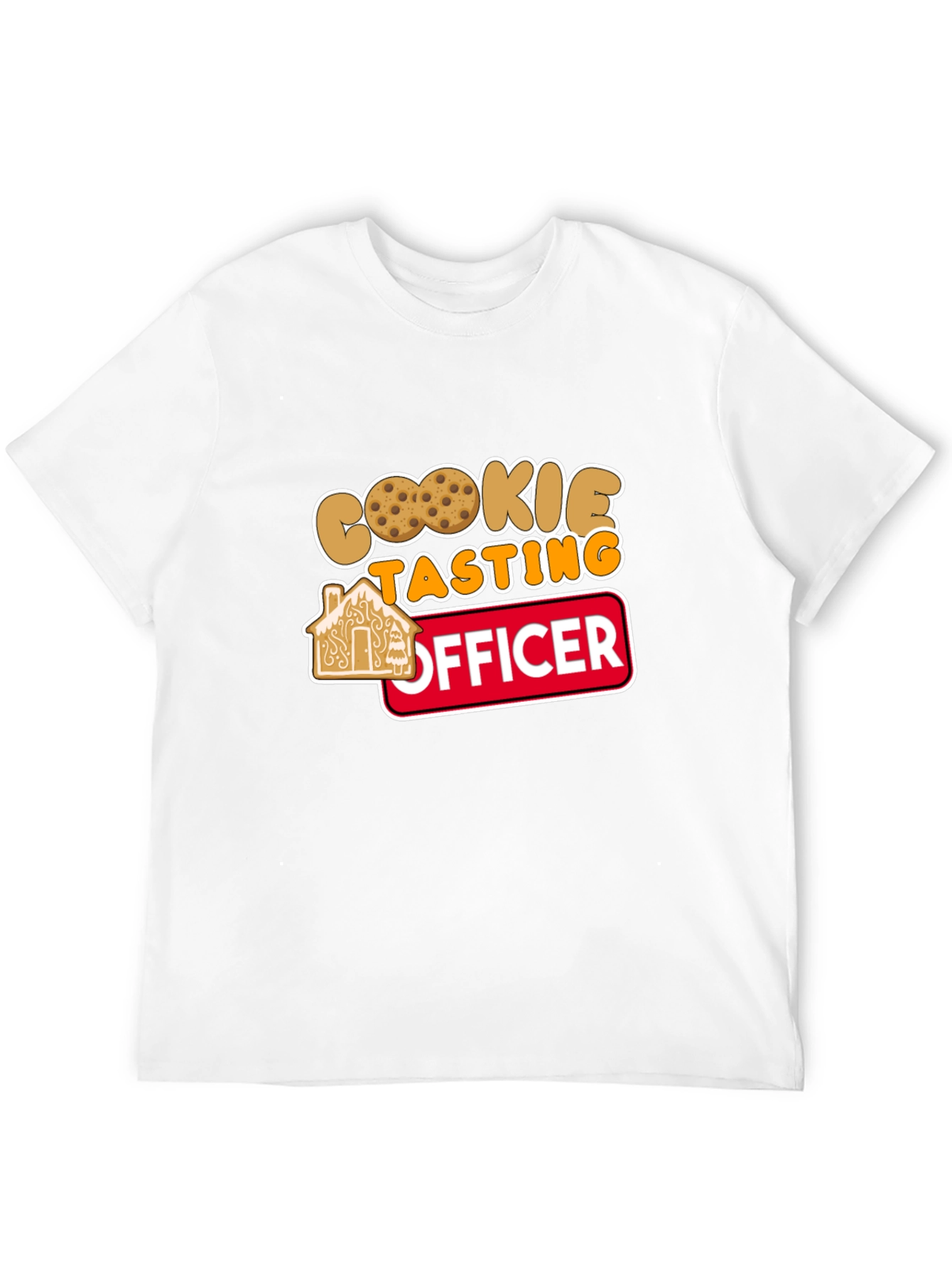 Cookie Tasting Officer T-Shirt Funny Cookie Lover Tee
