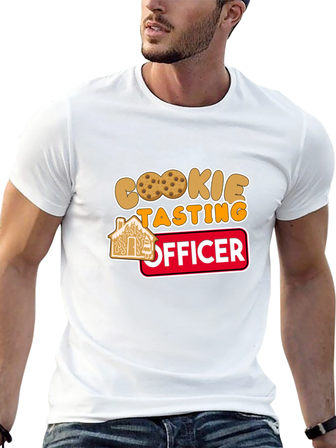 Cookie Tasting Officer T-Shirt Funny Cookie Lover Tee