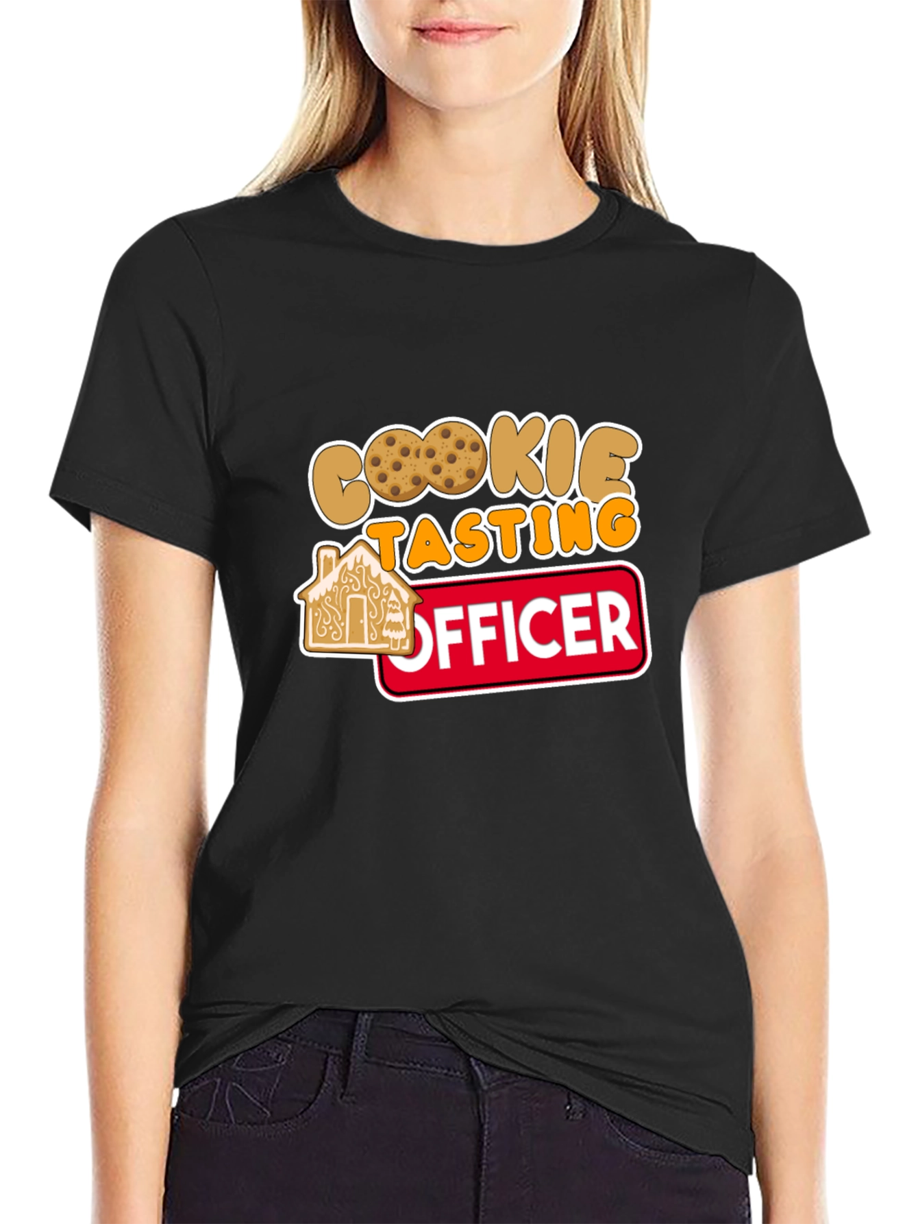Cookie Tasting Officer T-Shirt Funny Cookie Lover Tee