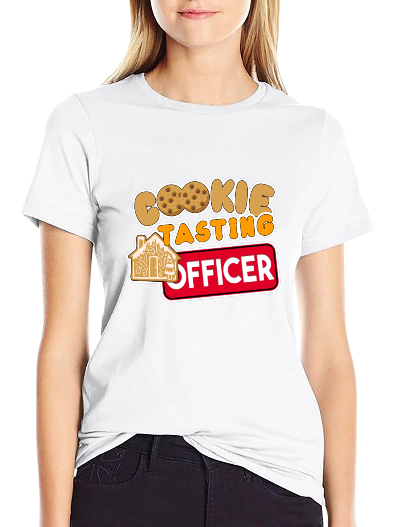 Cookie Tasting Officer T-Shirt Funny Cookie Lover Tee
