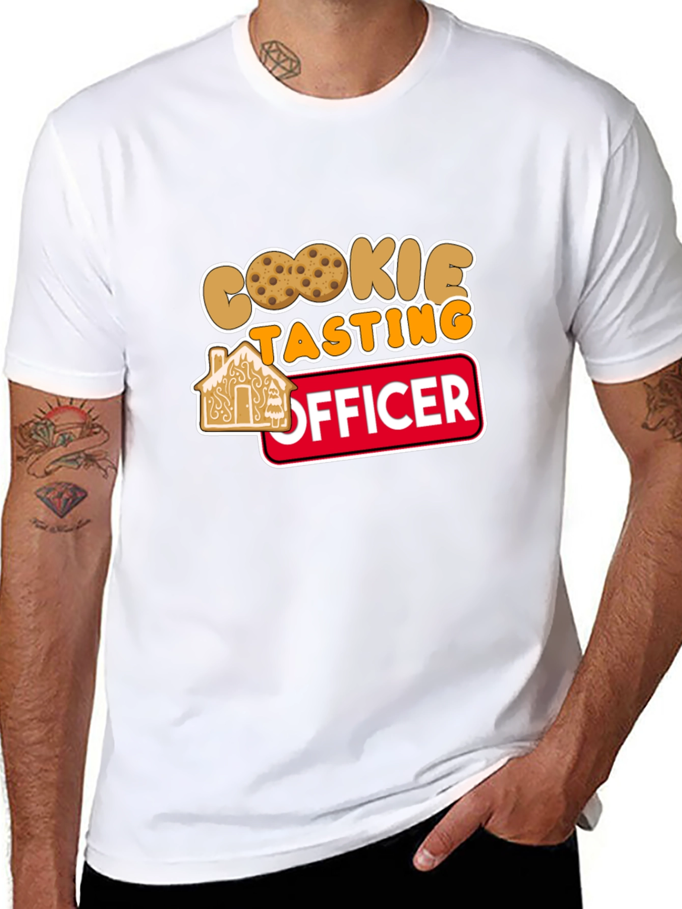 Cookie Tasting Officer T-Shirt Funny Cookie Lover Tee