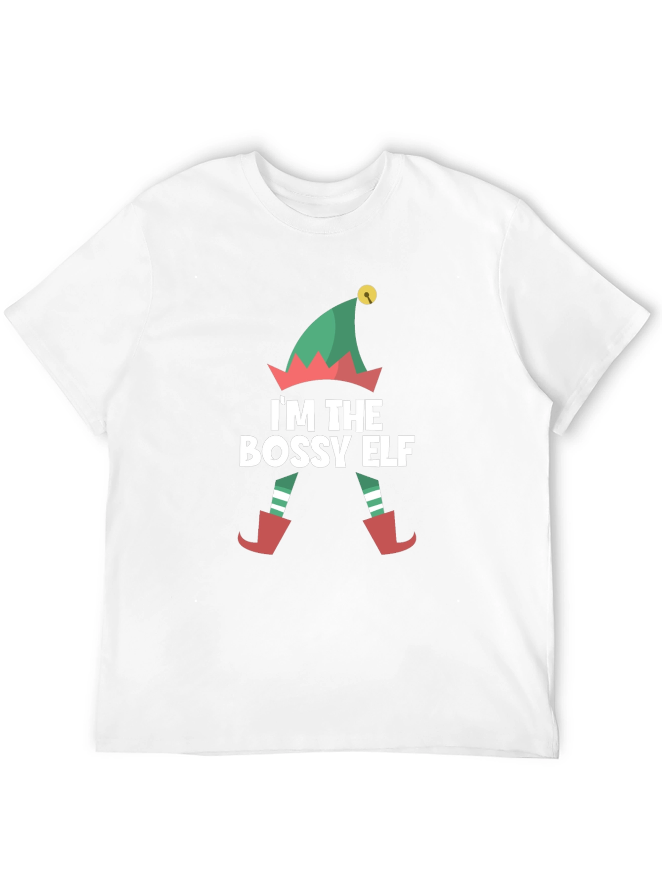 Bossy Elf Graphic Tee - Christmas Holiday T-Shirt