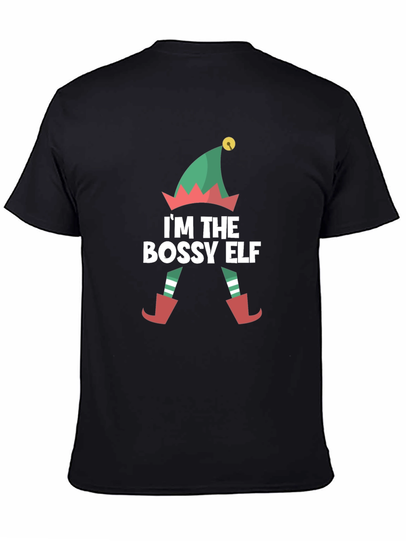 Bossy Elf Graphic Tee - Christmas Holiday T-Shirt