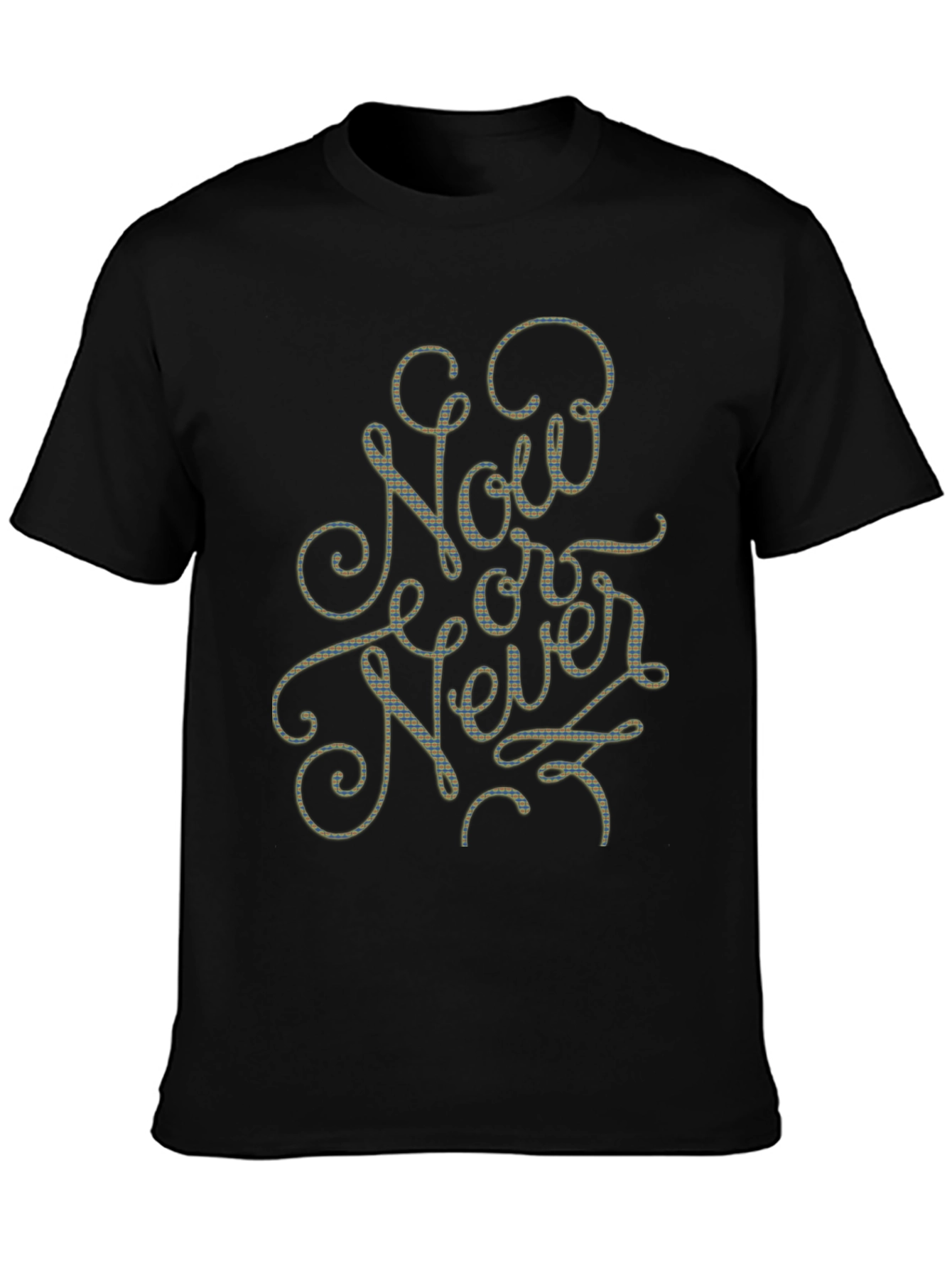 Now or Never Graphic Tee - Black T-Shirt