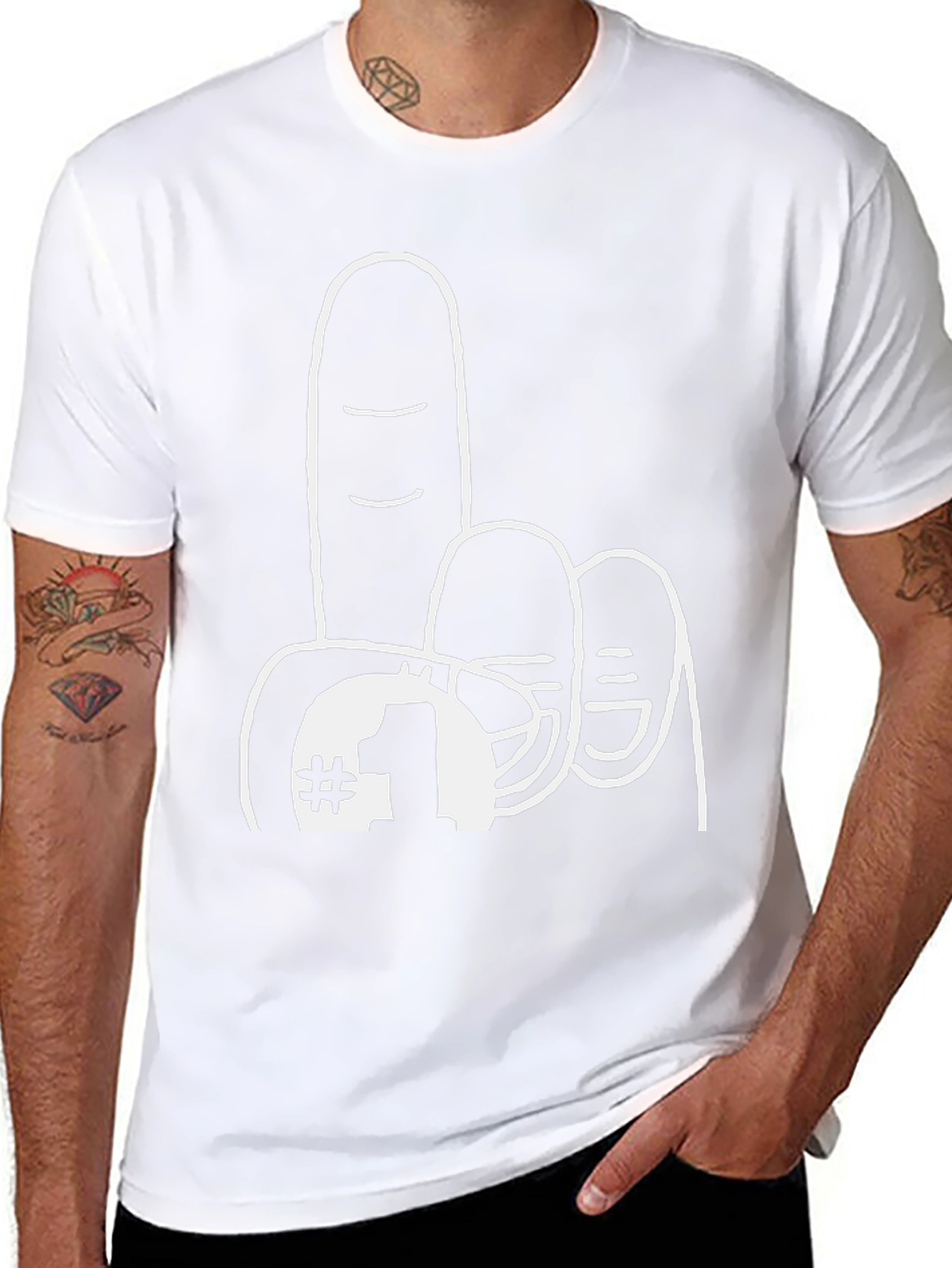 Number One Fan T-Shirt - Black