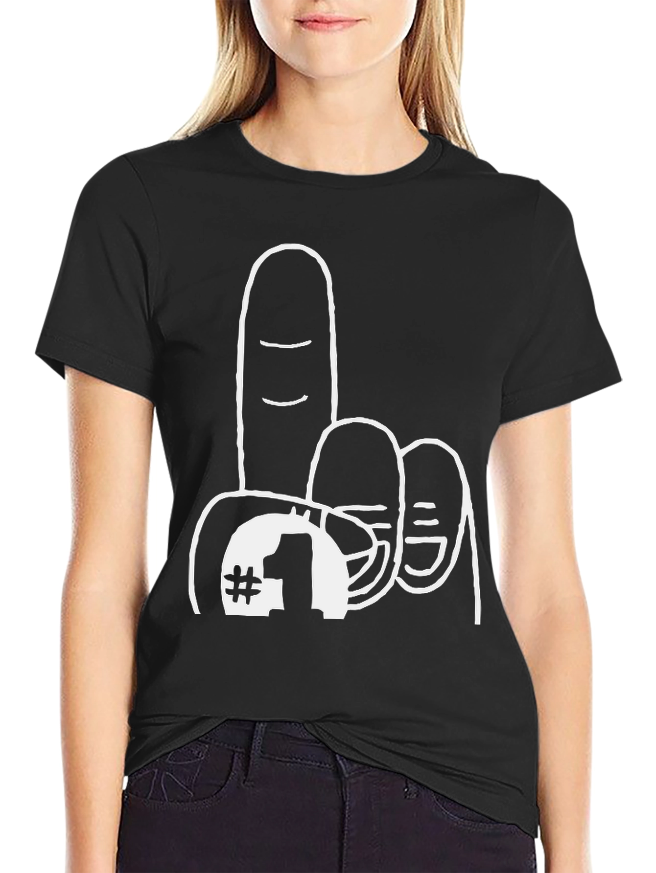 Number One Fan T-Shirt - Black
